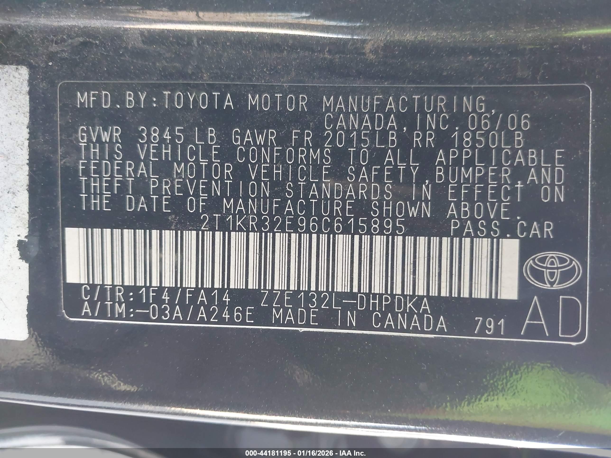 TOYOTA MATRIX image 9