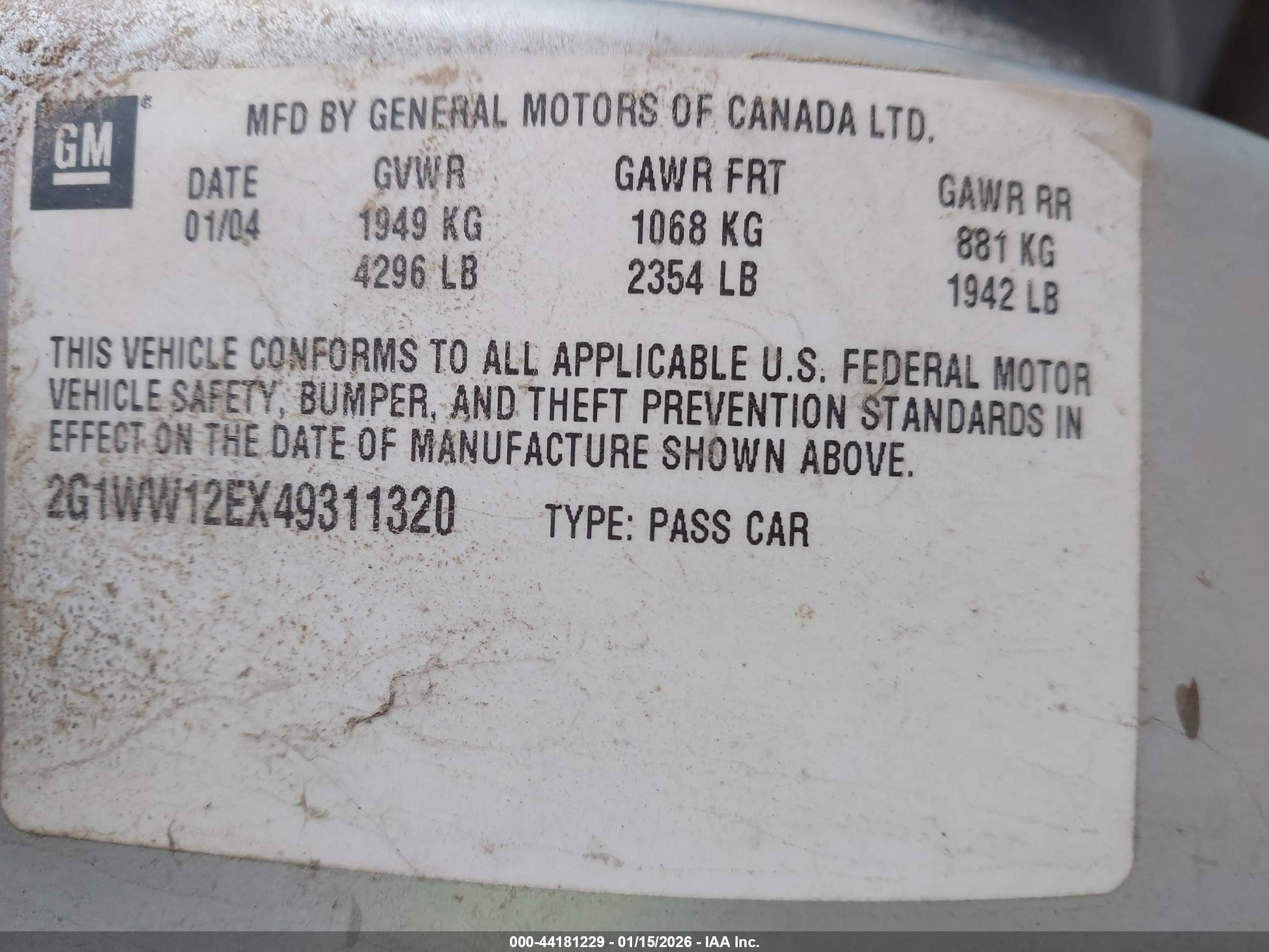 CHEVROLET MONTE image 9
