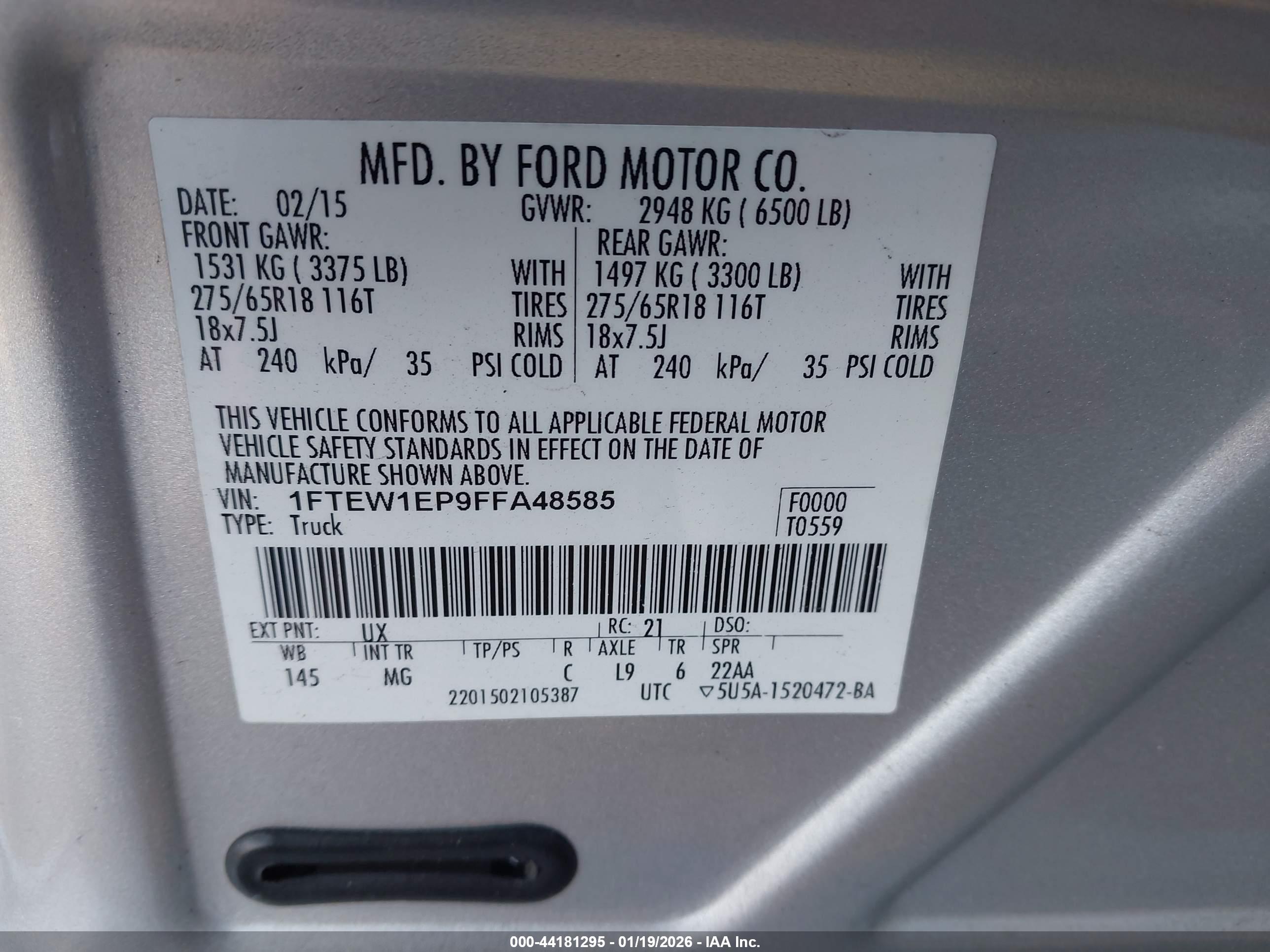 FORD F-150 image 9