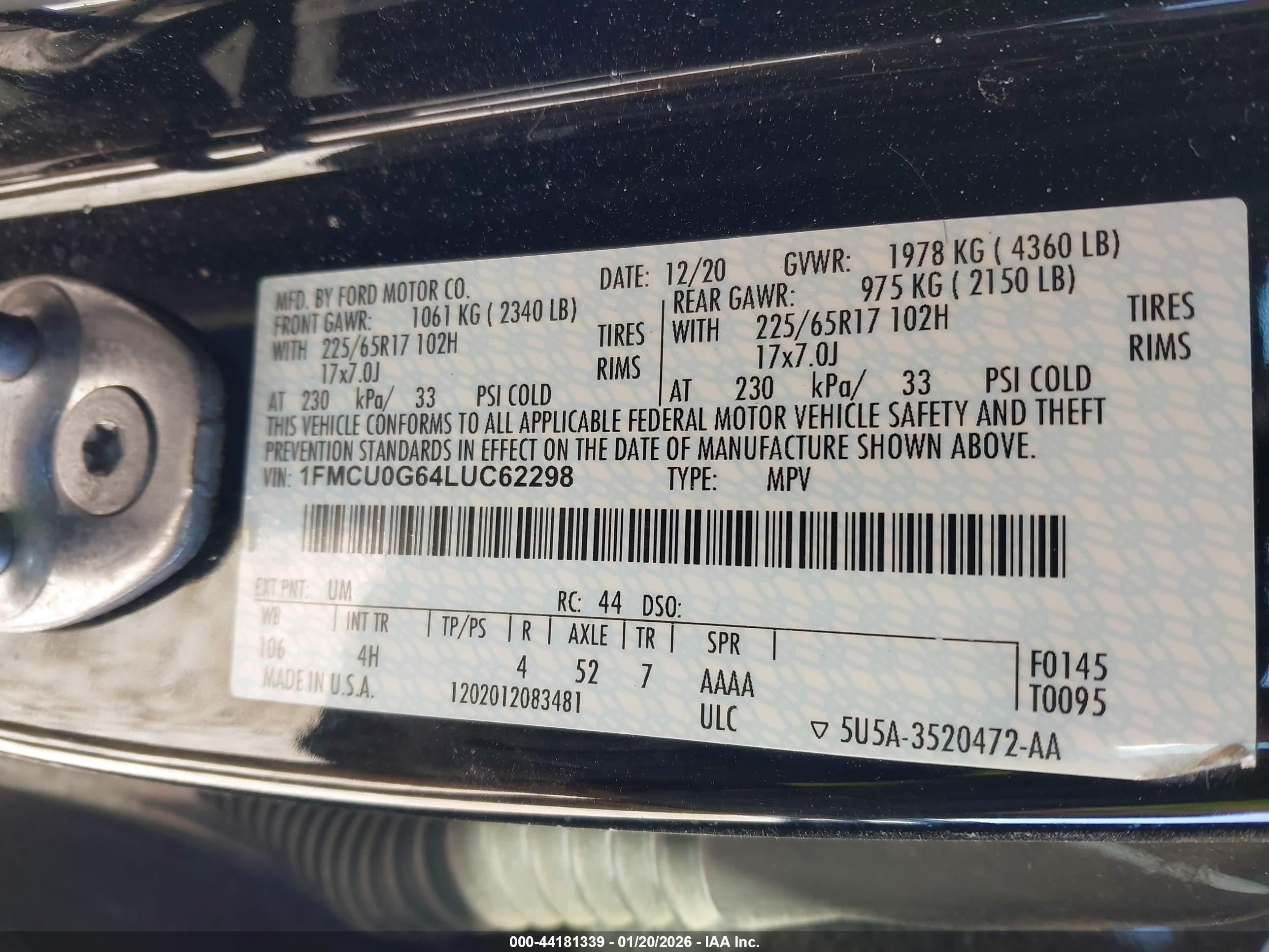 FORD ESCAPE image 9
