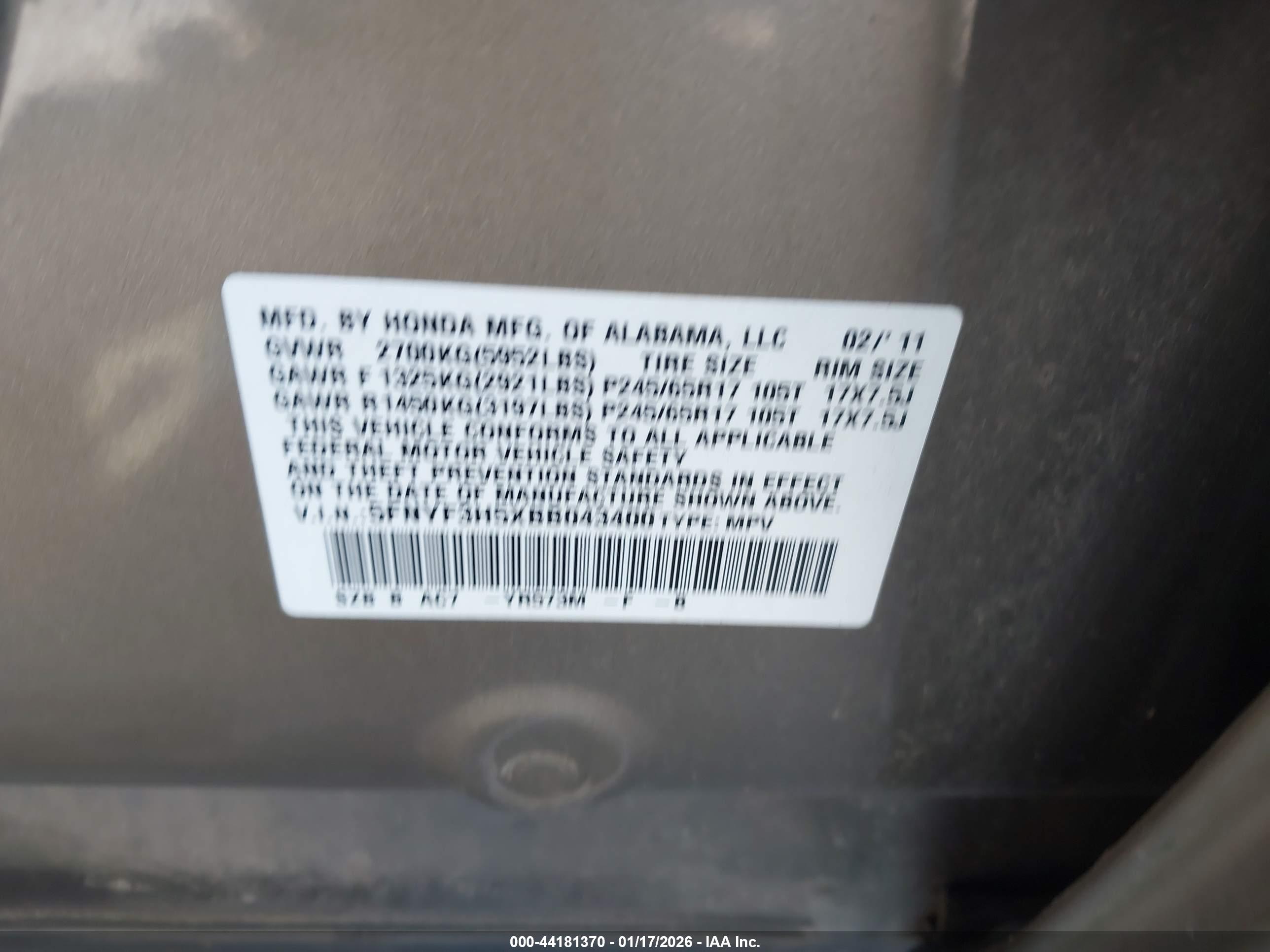 HONDA PILOT image 9