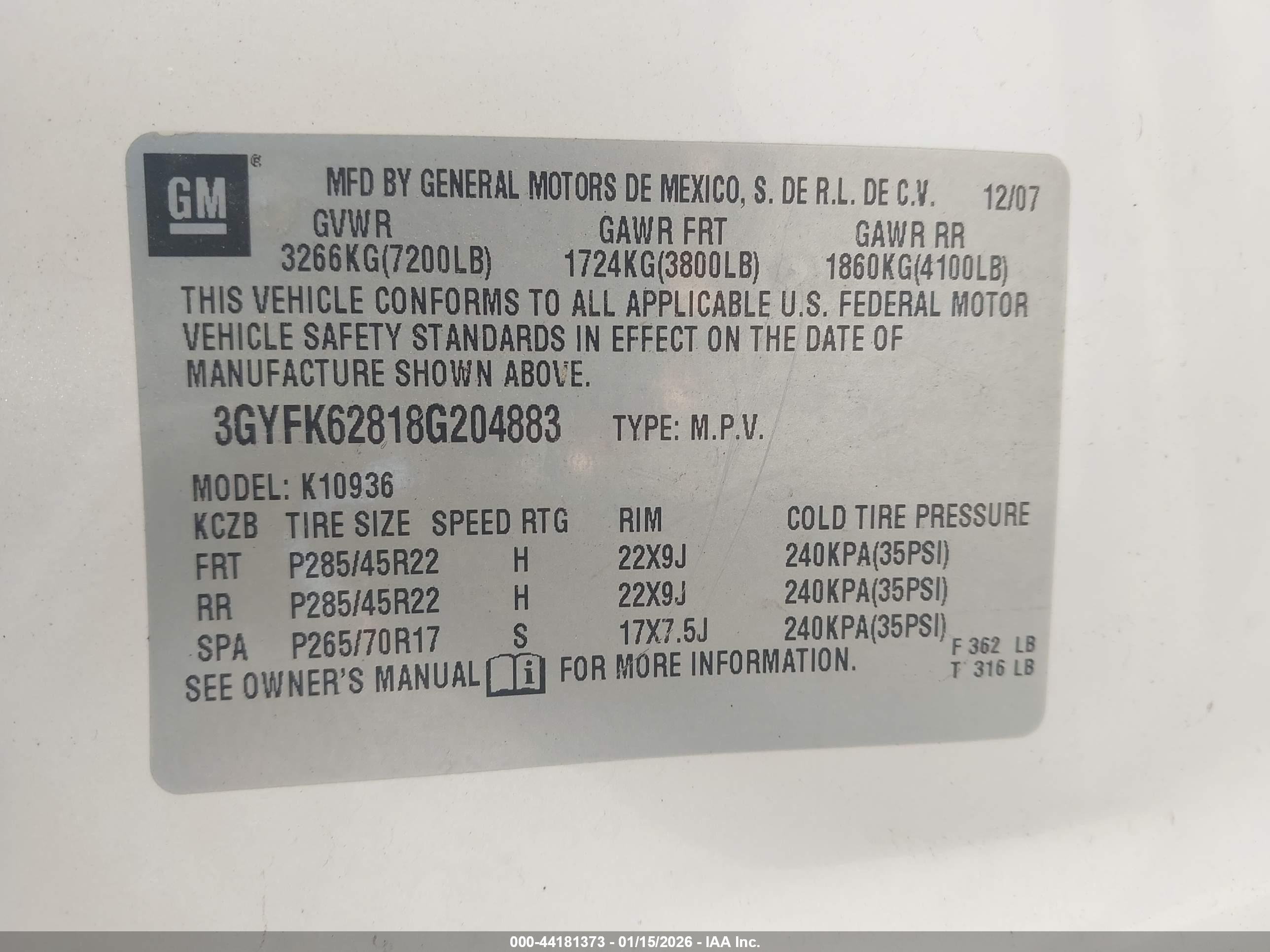CADILLAC ESCALADE image 9