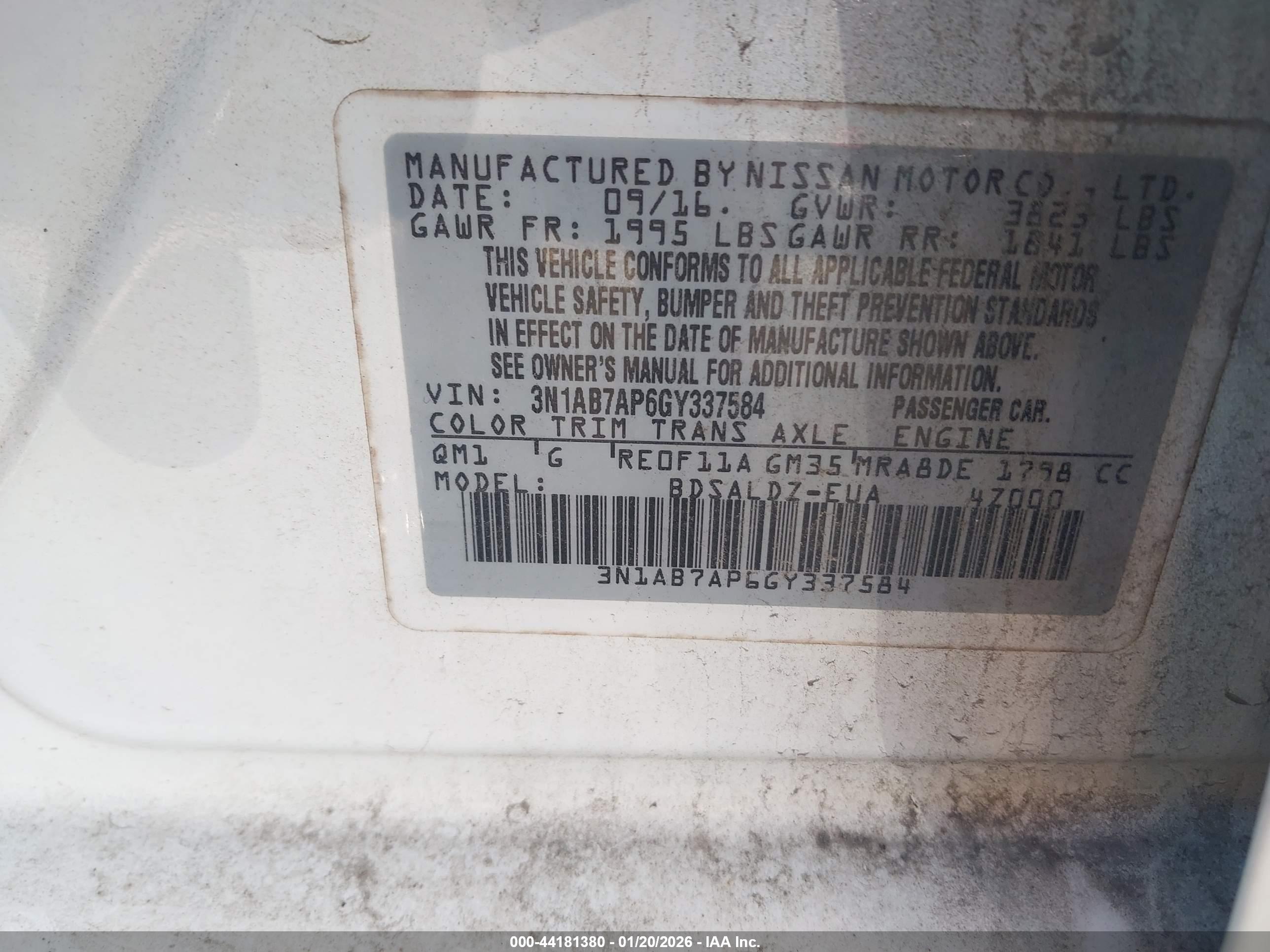 NISSAN SENTRA image 9
