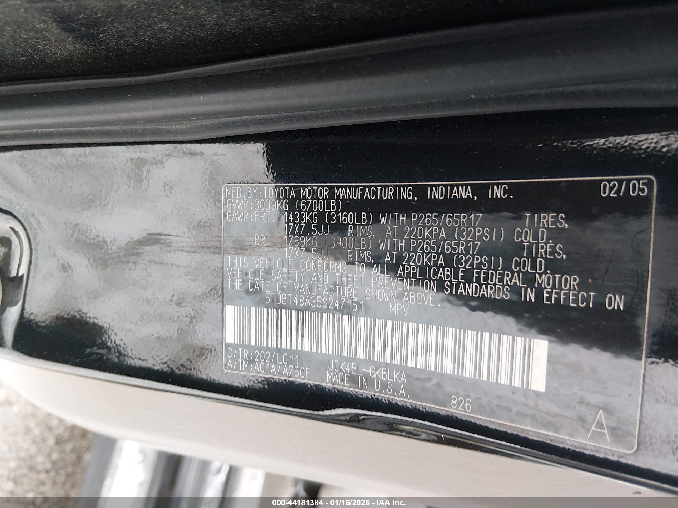 TOYOTA SEQUOIA image 9