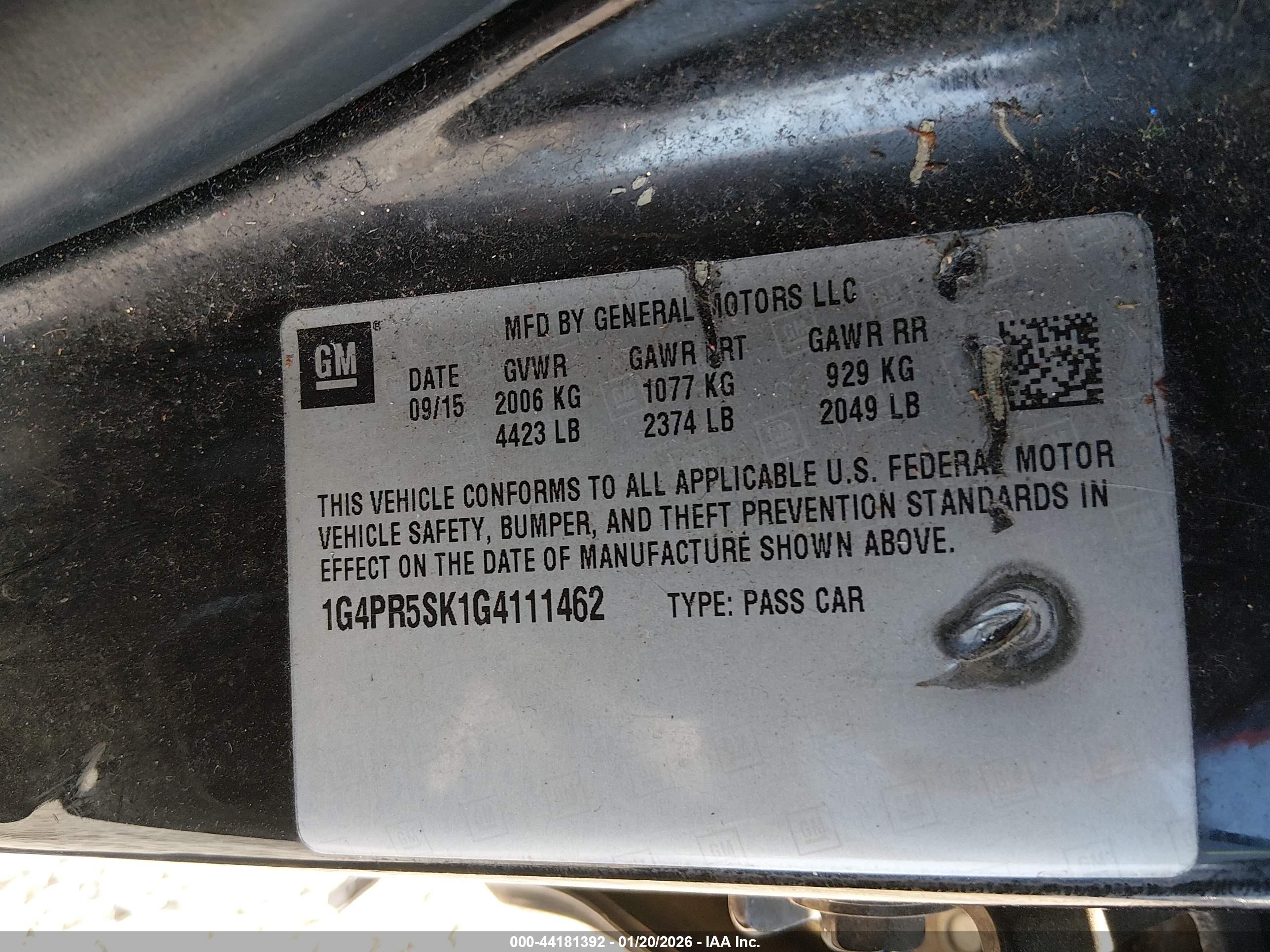 BUICK VERANO image 9