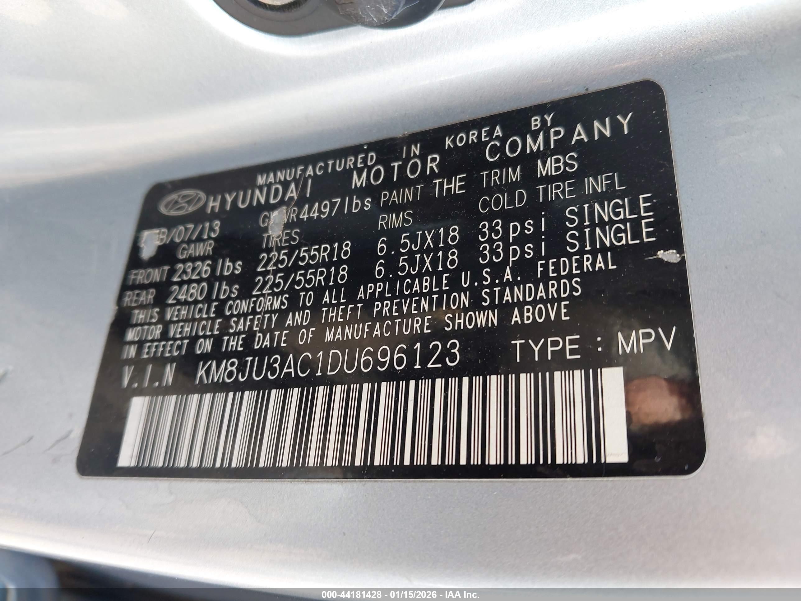 HYUNDAI TUCSON image 9