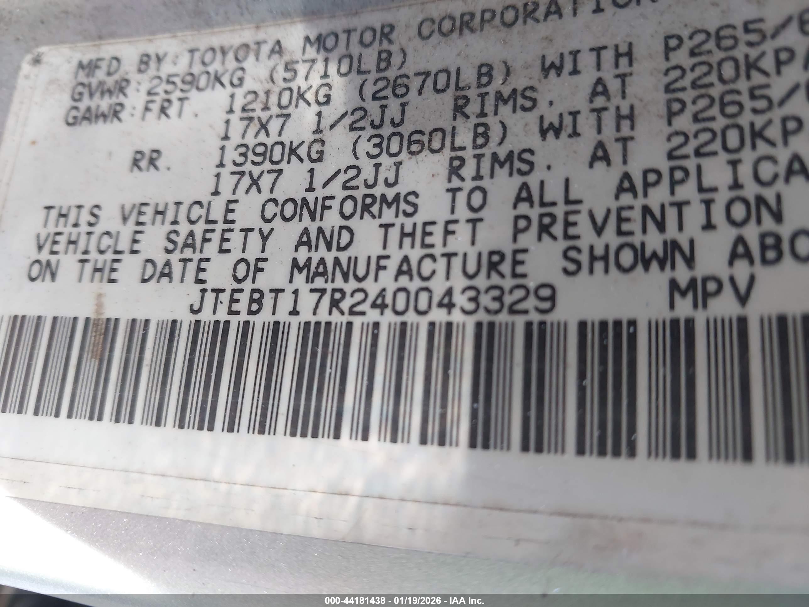 TOYOTA 4RUNNER image 9