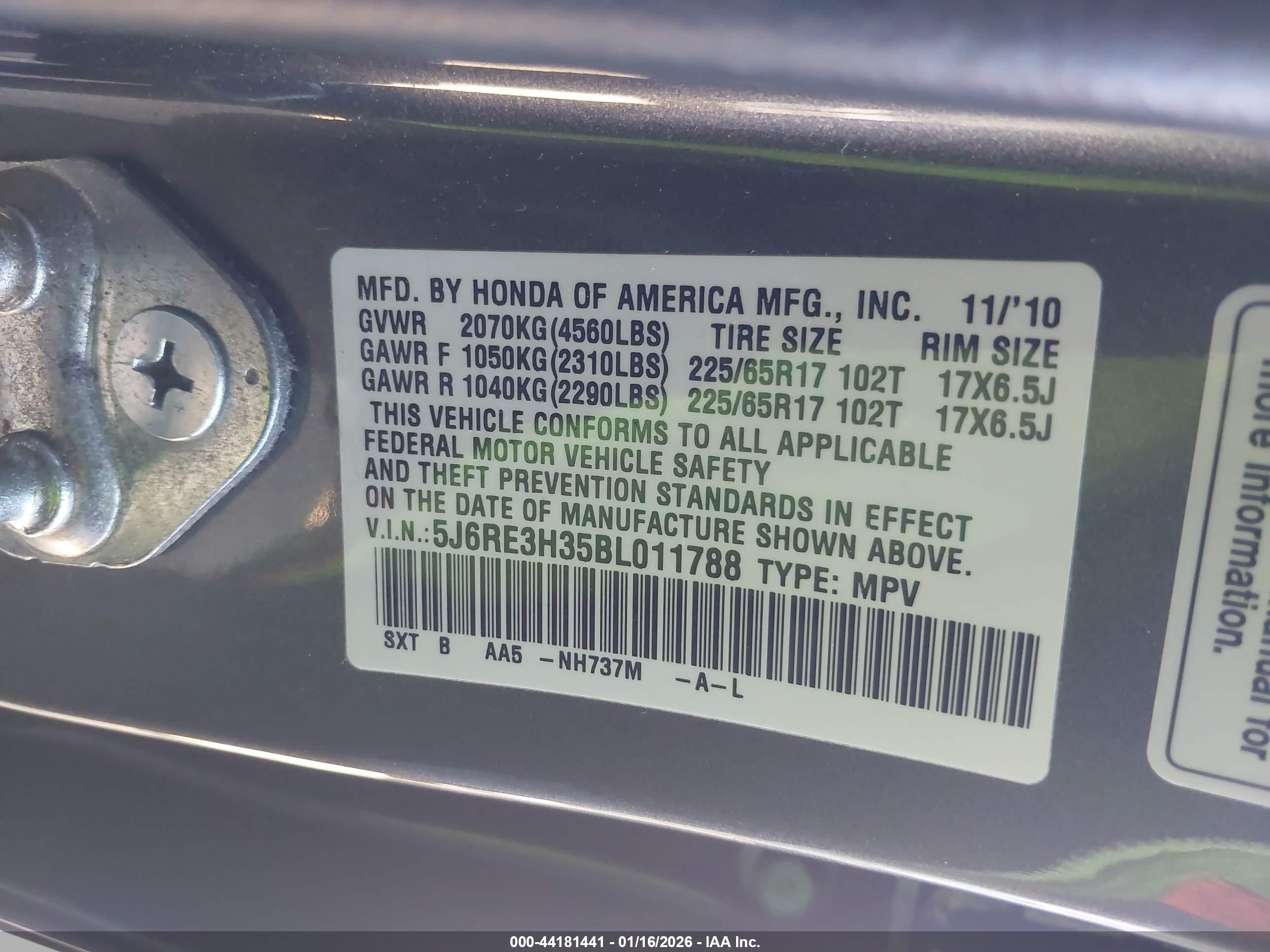 HONDA CR-V image 9
