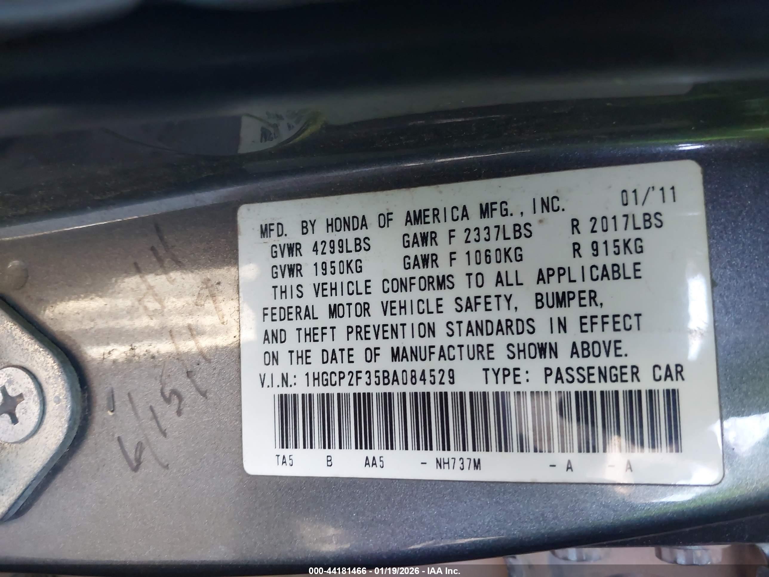 HONDA ACCORD image 9