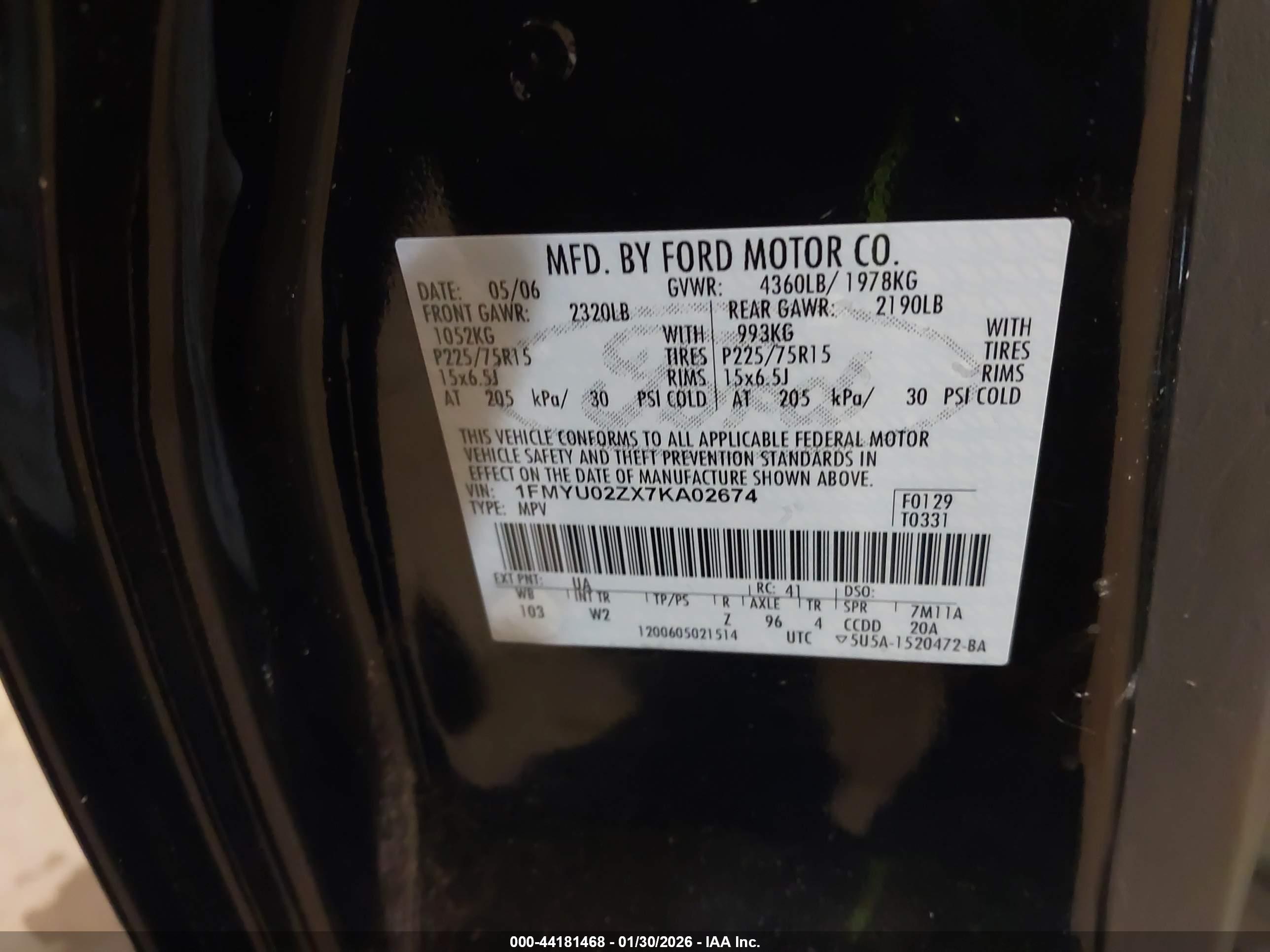 FORD ESCAPE image 9