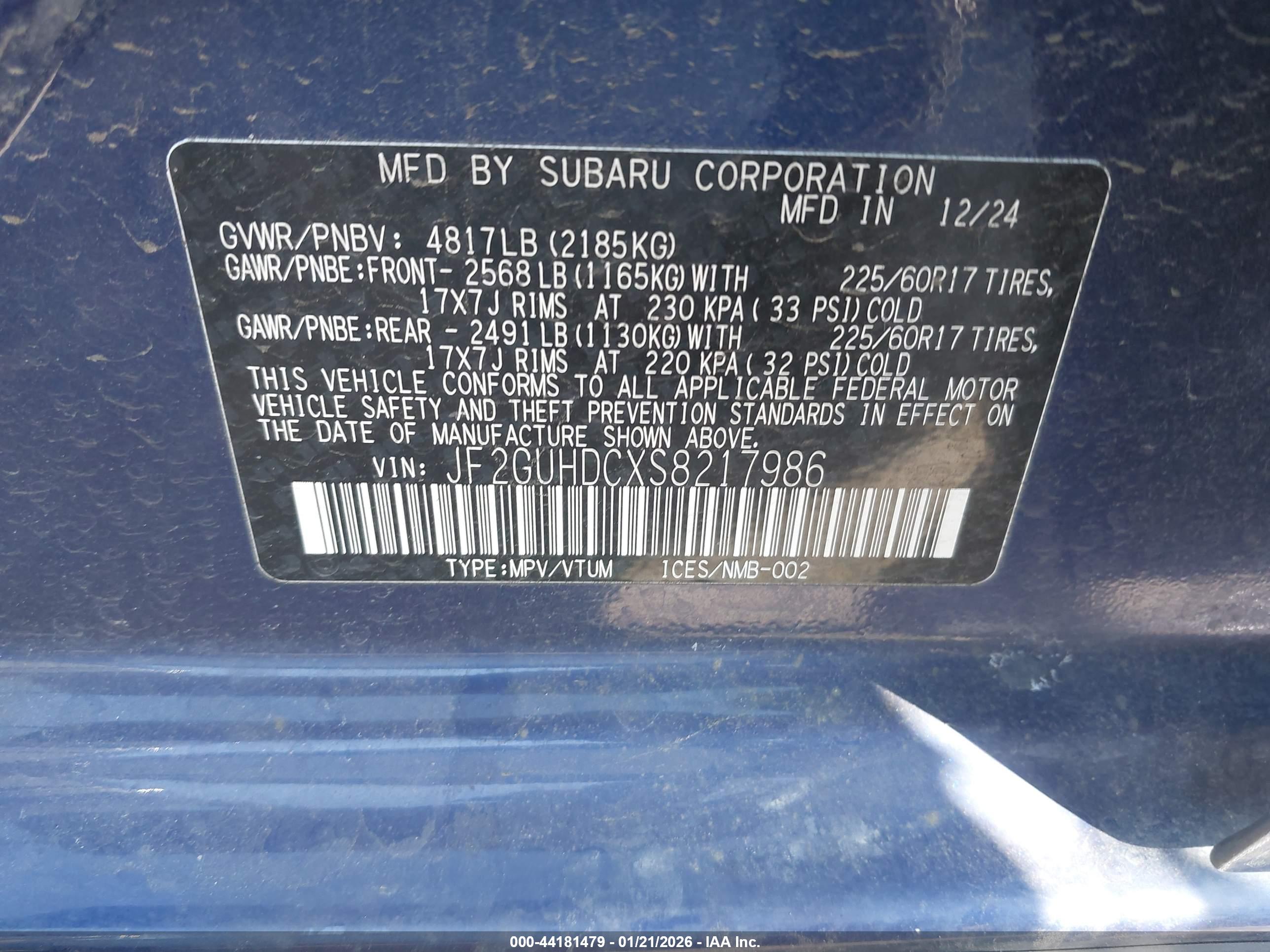 SUBARU CROSSTREK image 9