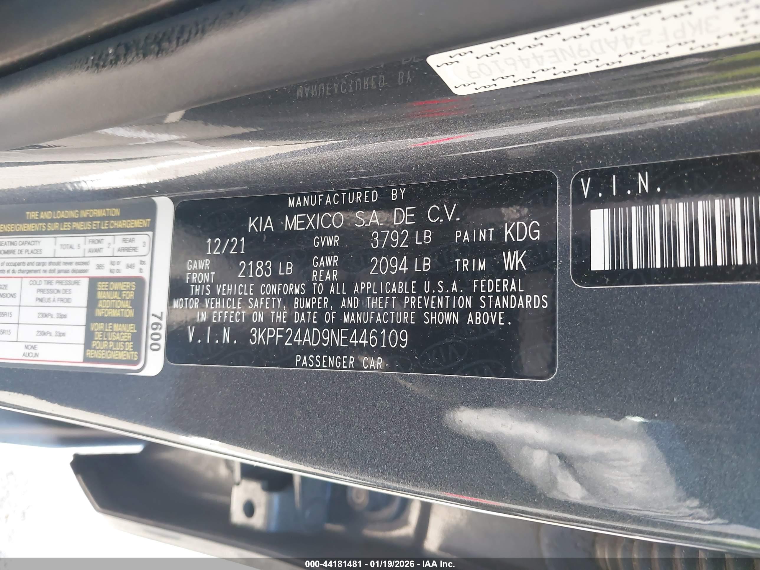 KIA FORTE image 9