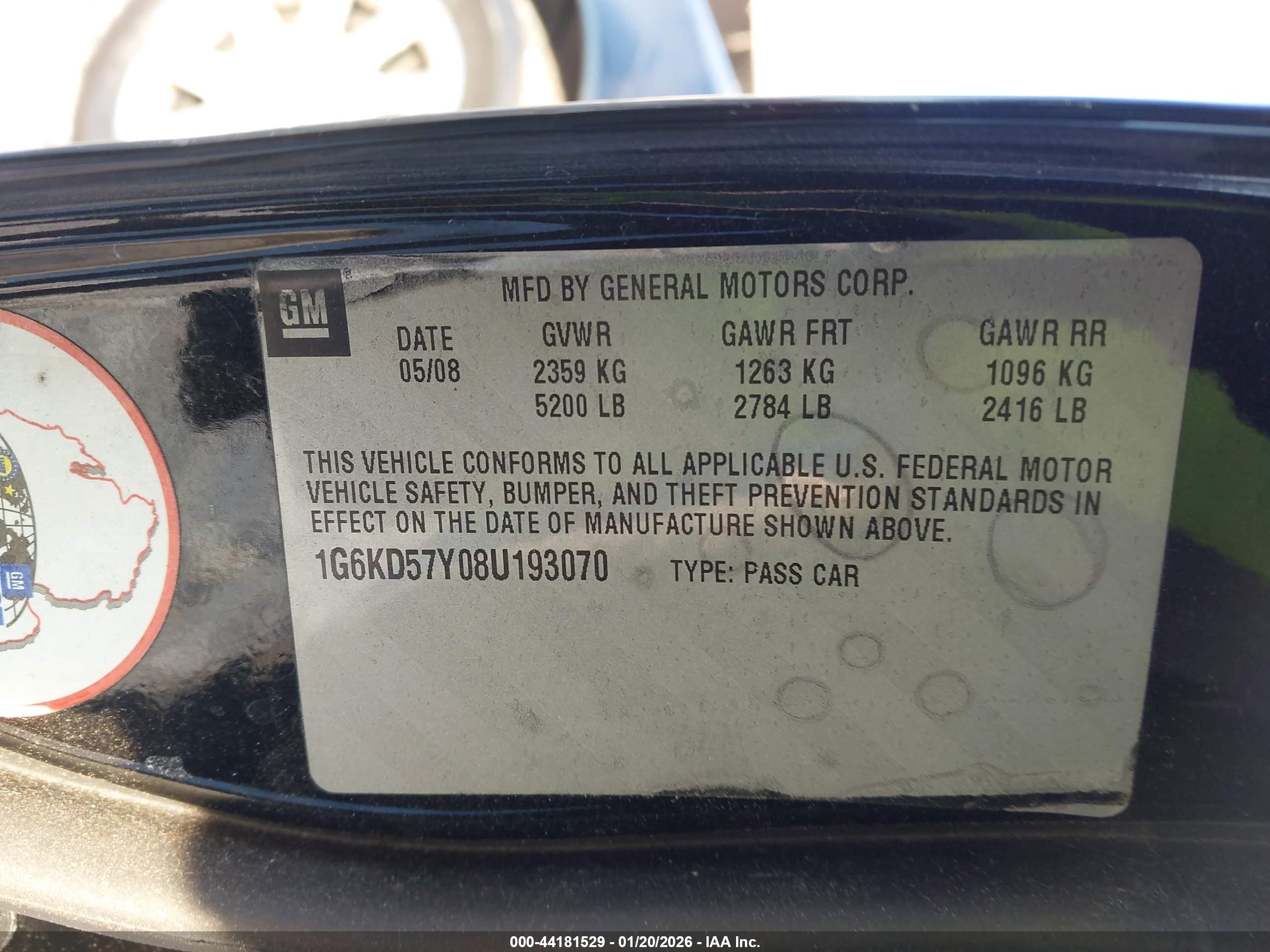 CADILLAC DTS image 9