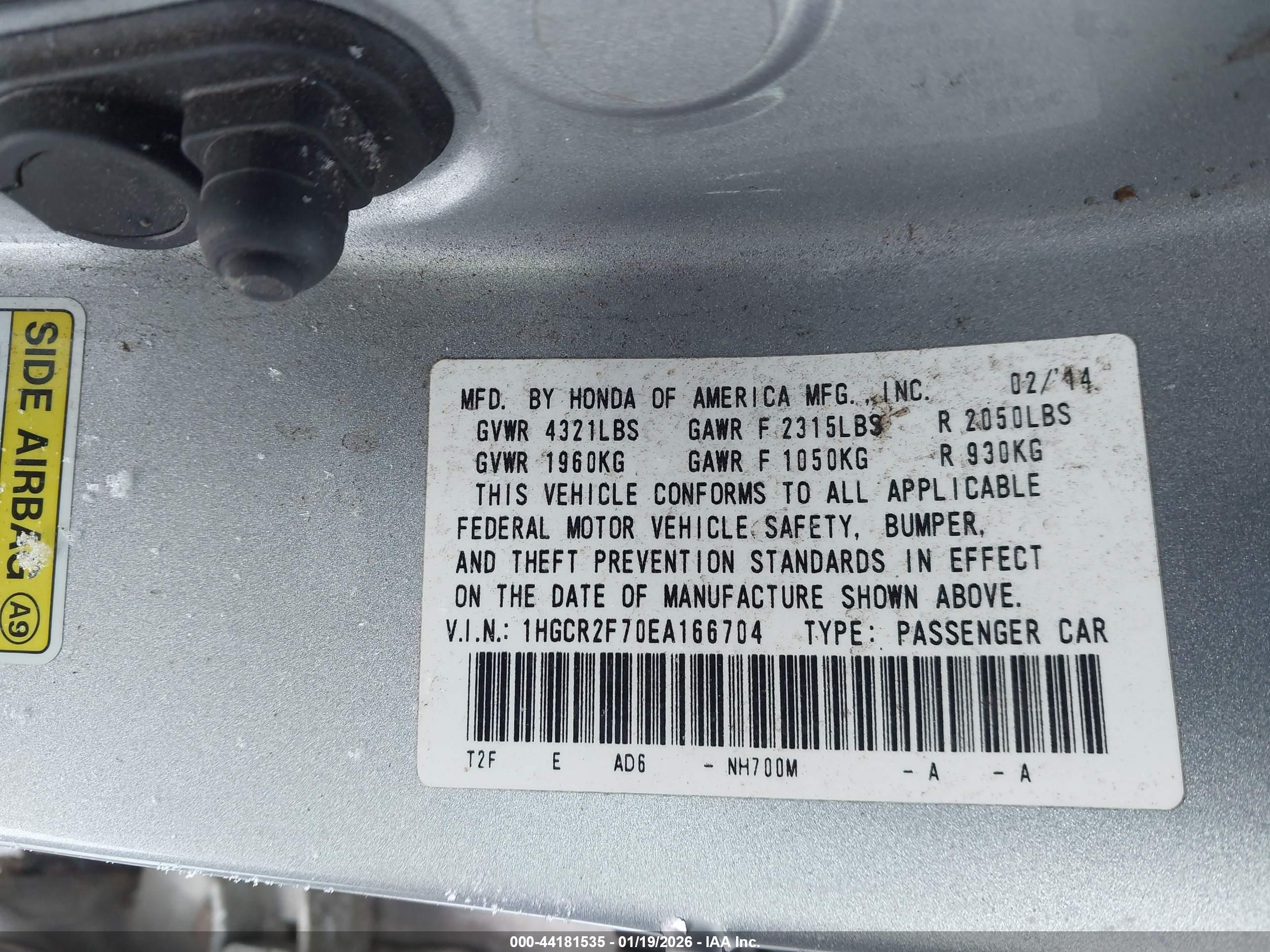 HONDA ACCORD image 9