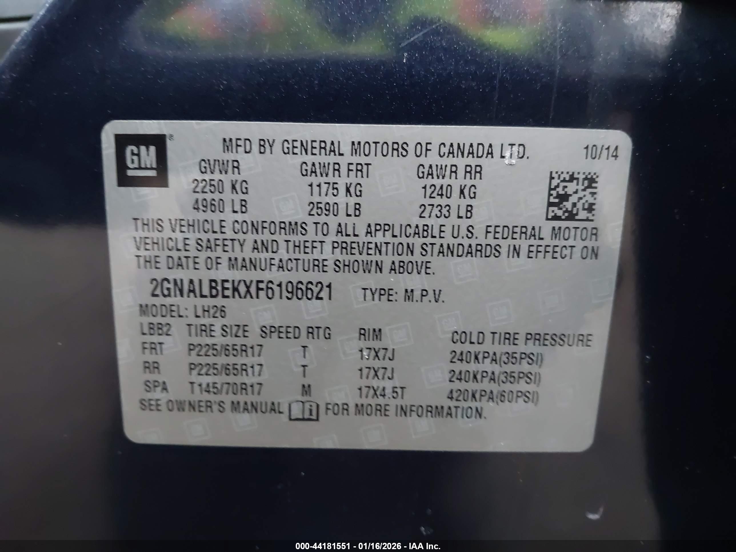 CHEVROLET EQUINOX image 9