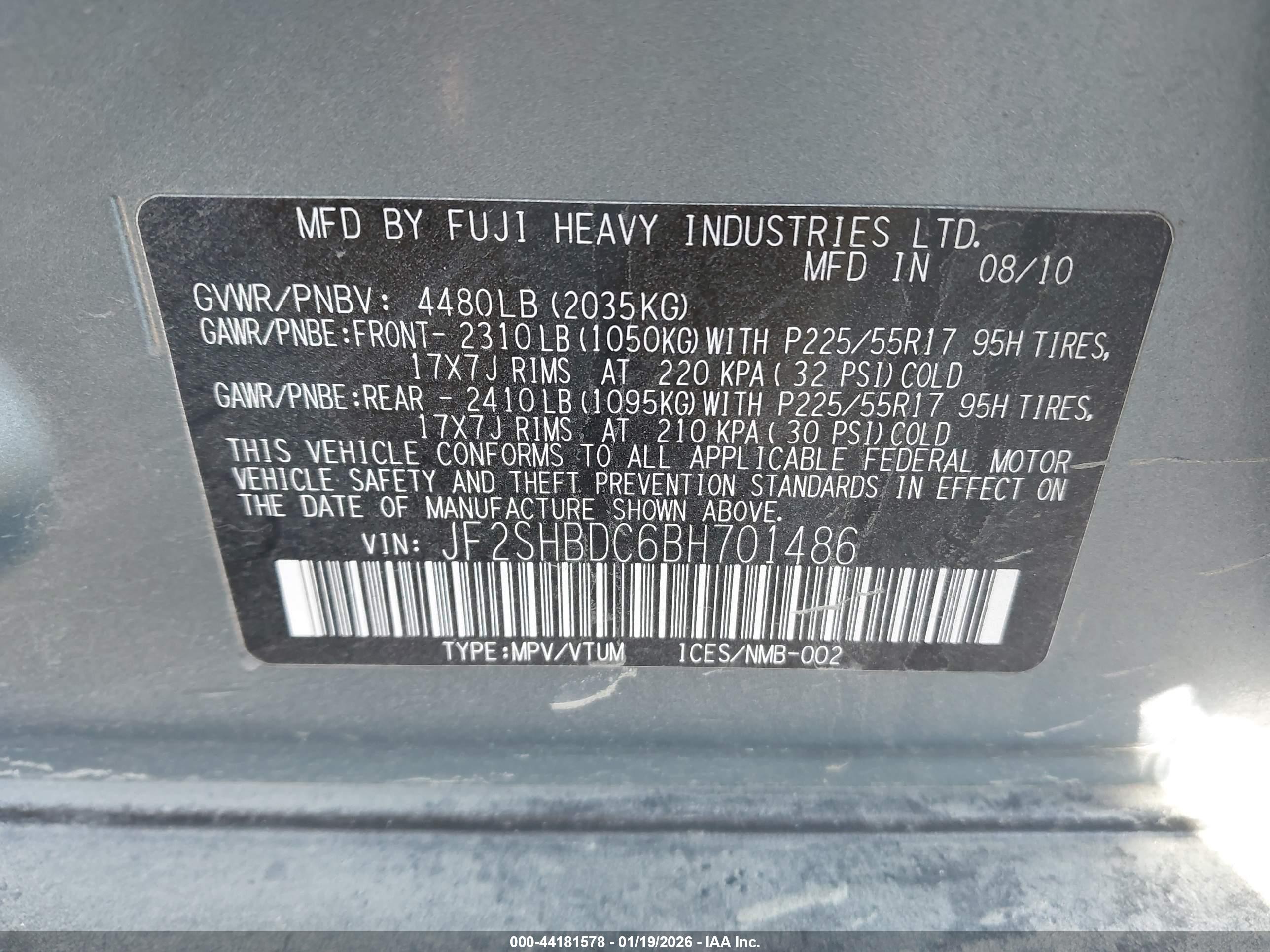 SUBARU FORESTER image 9
