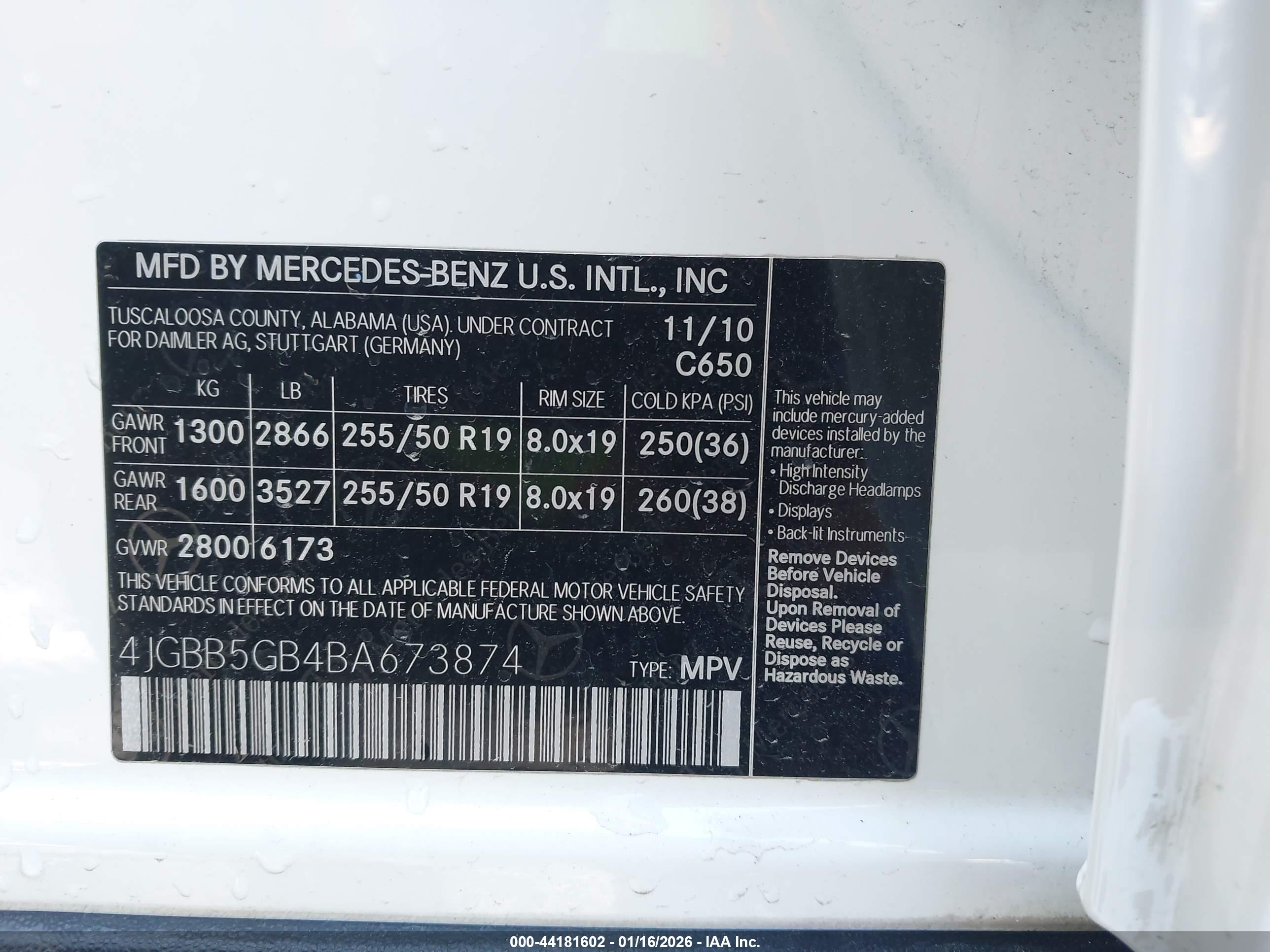 MERCEDES-BENZ ML image 9