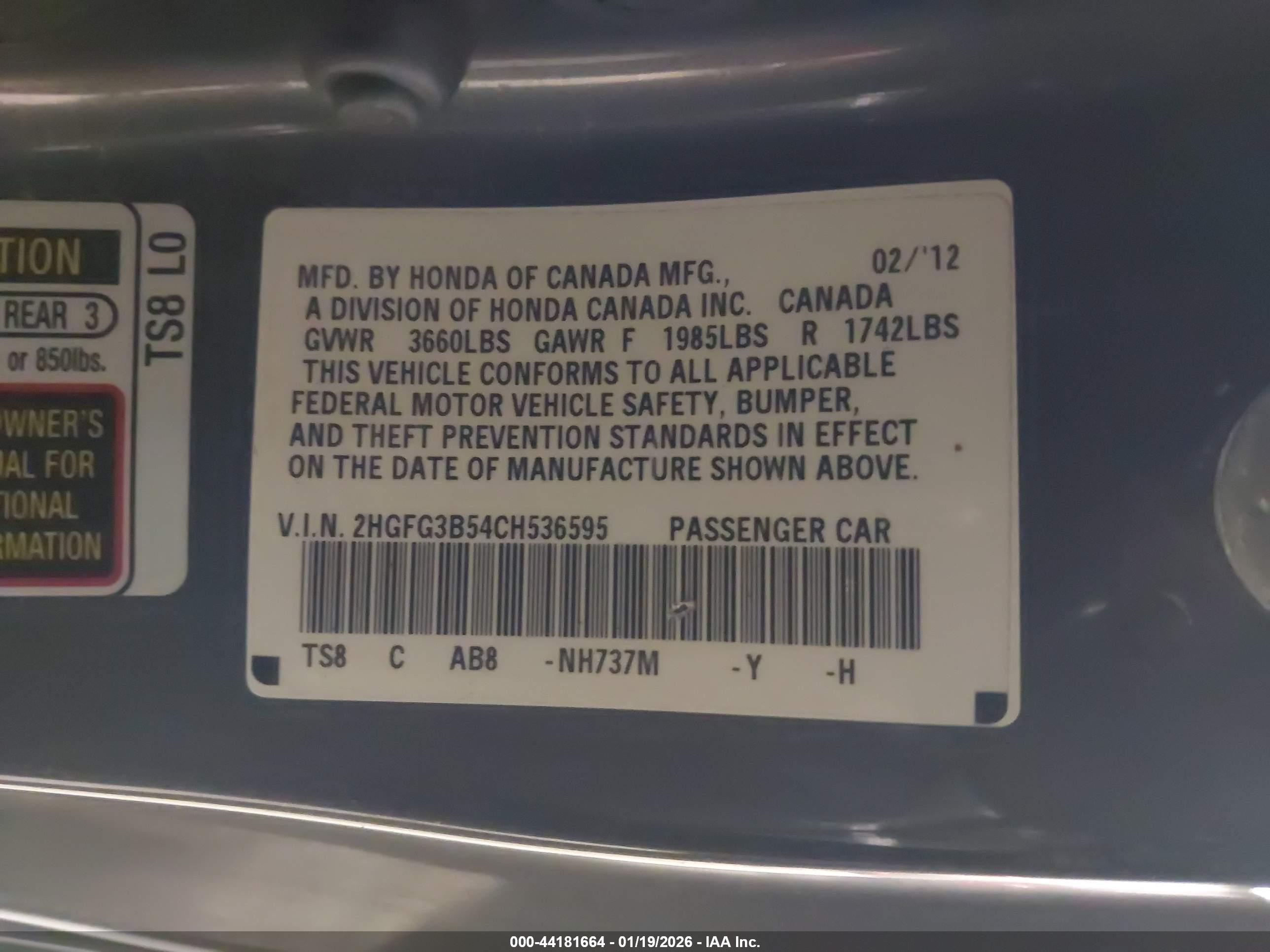 HONDA CIVIC image 9