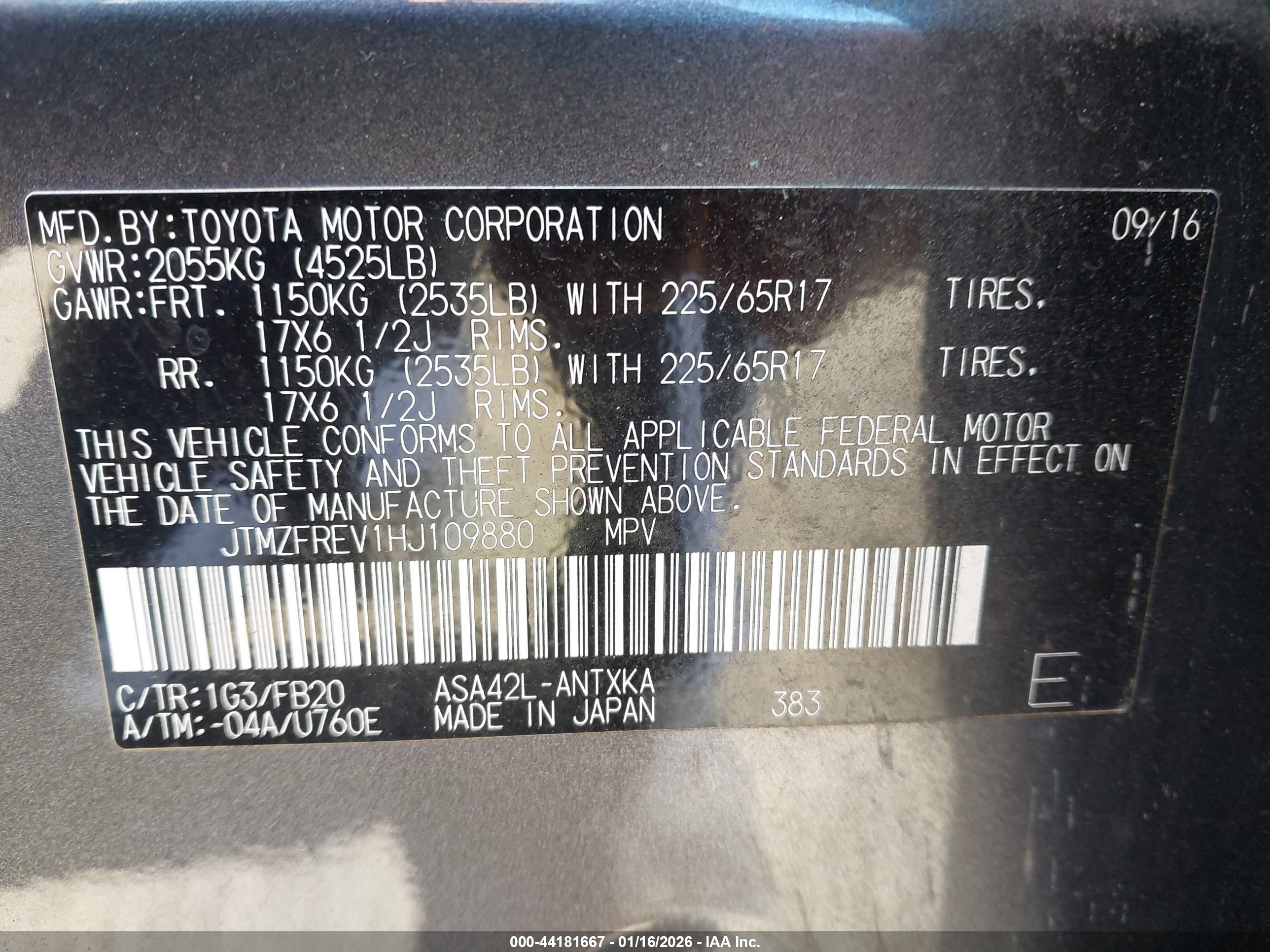 TOYOTA RAV4 image 9