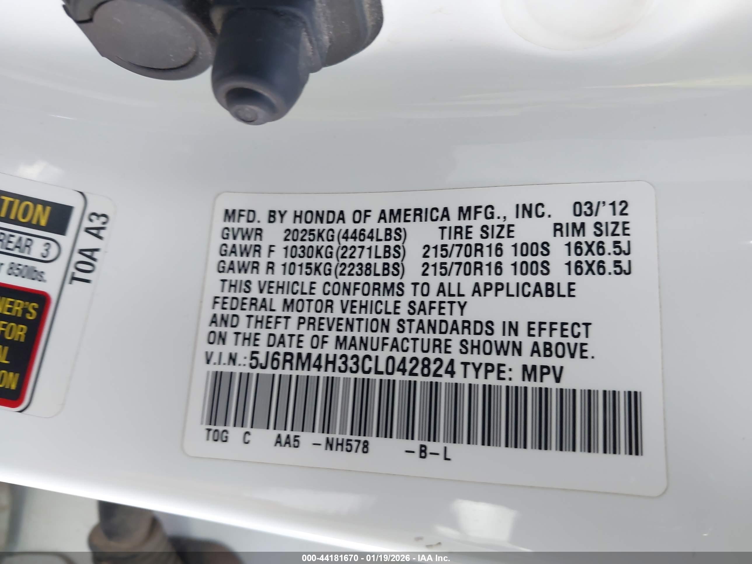 HONDA CR-V image 9