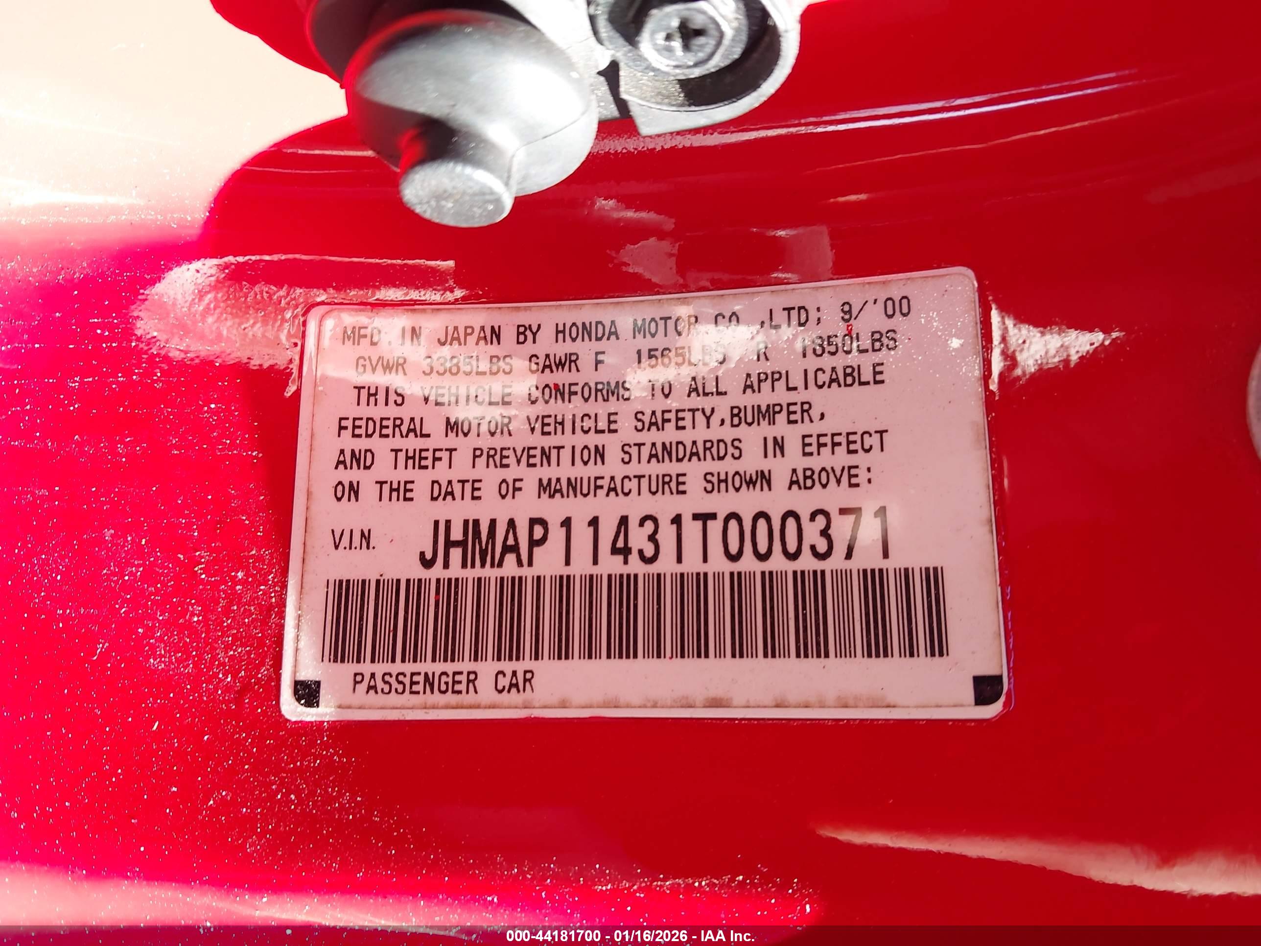 HONDA S2000 image 9