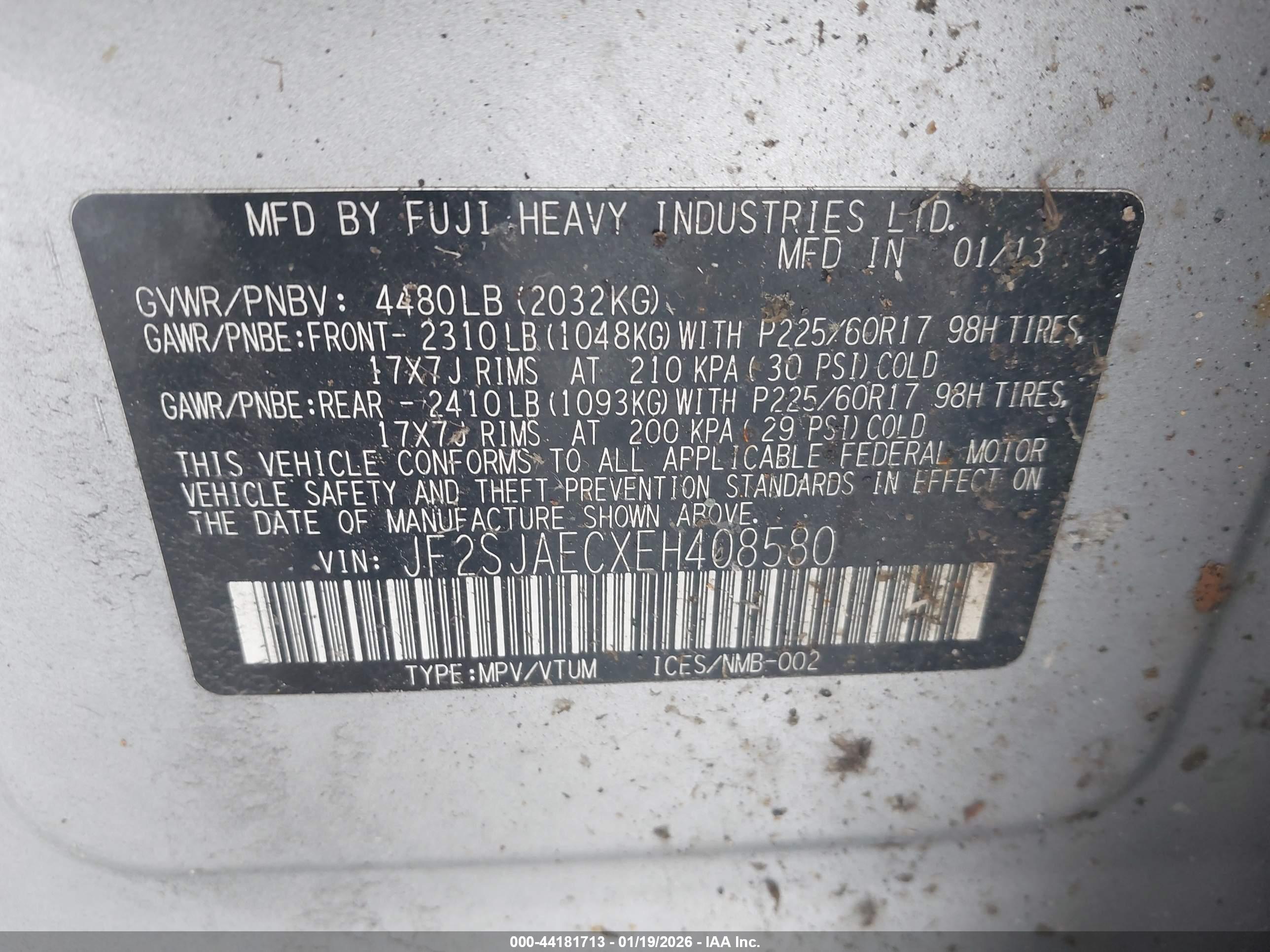 SUBARU FORESTER image 9