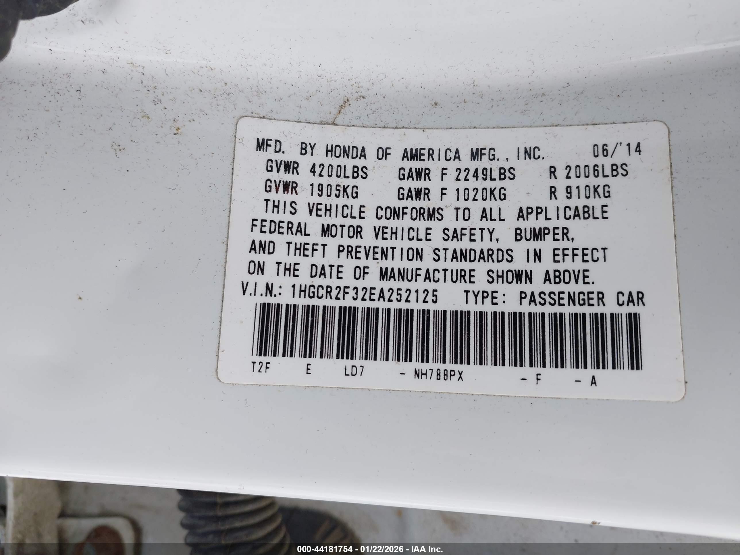 HONDA ACCORD image 9
