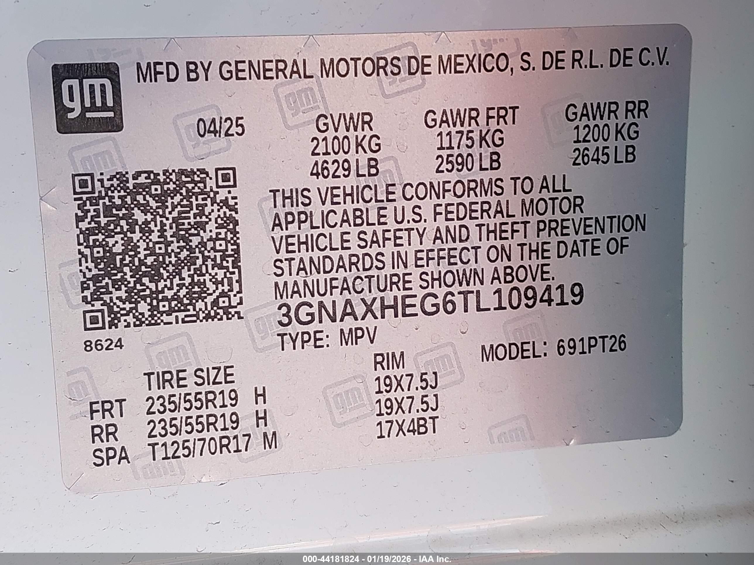 CHEVROLET EQUINOX image 9