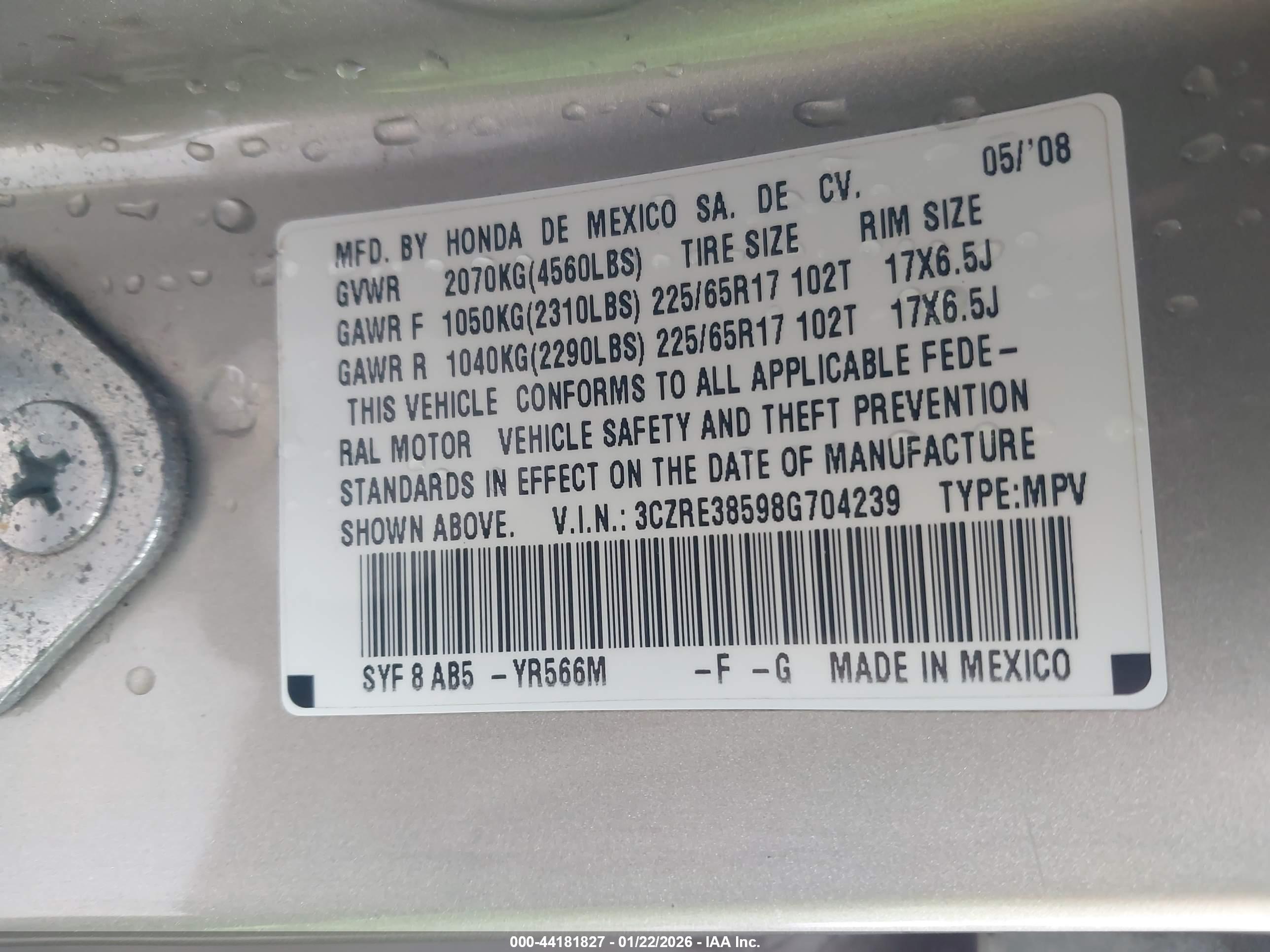 HONDA CR-V image 9