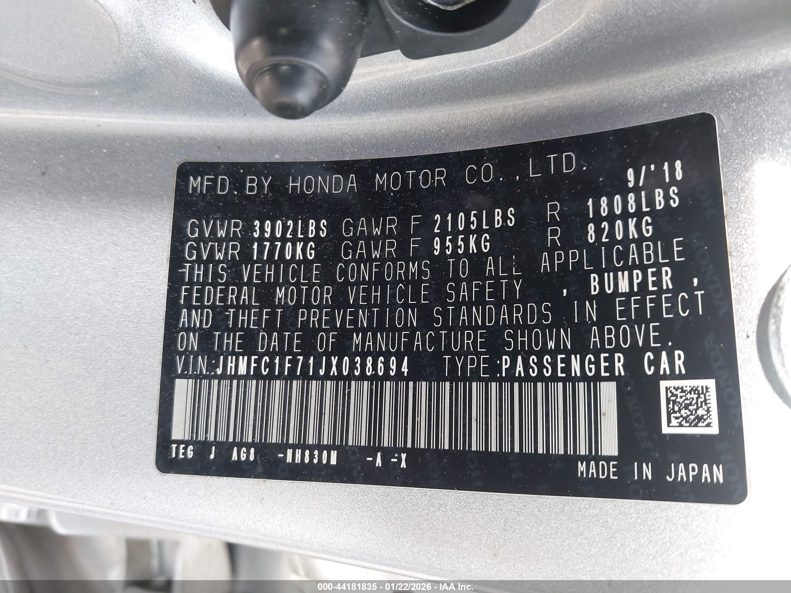 HONDA CIVIC image 9
