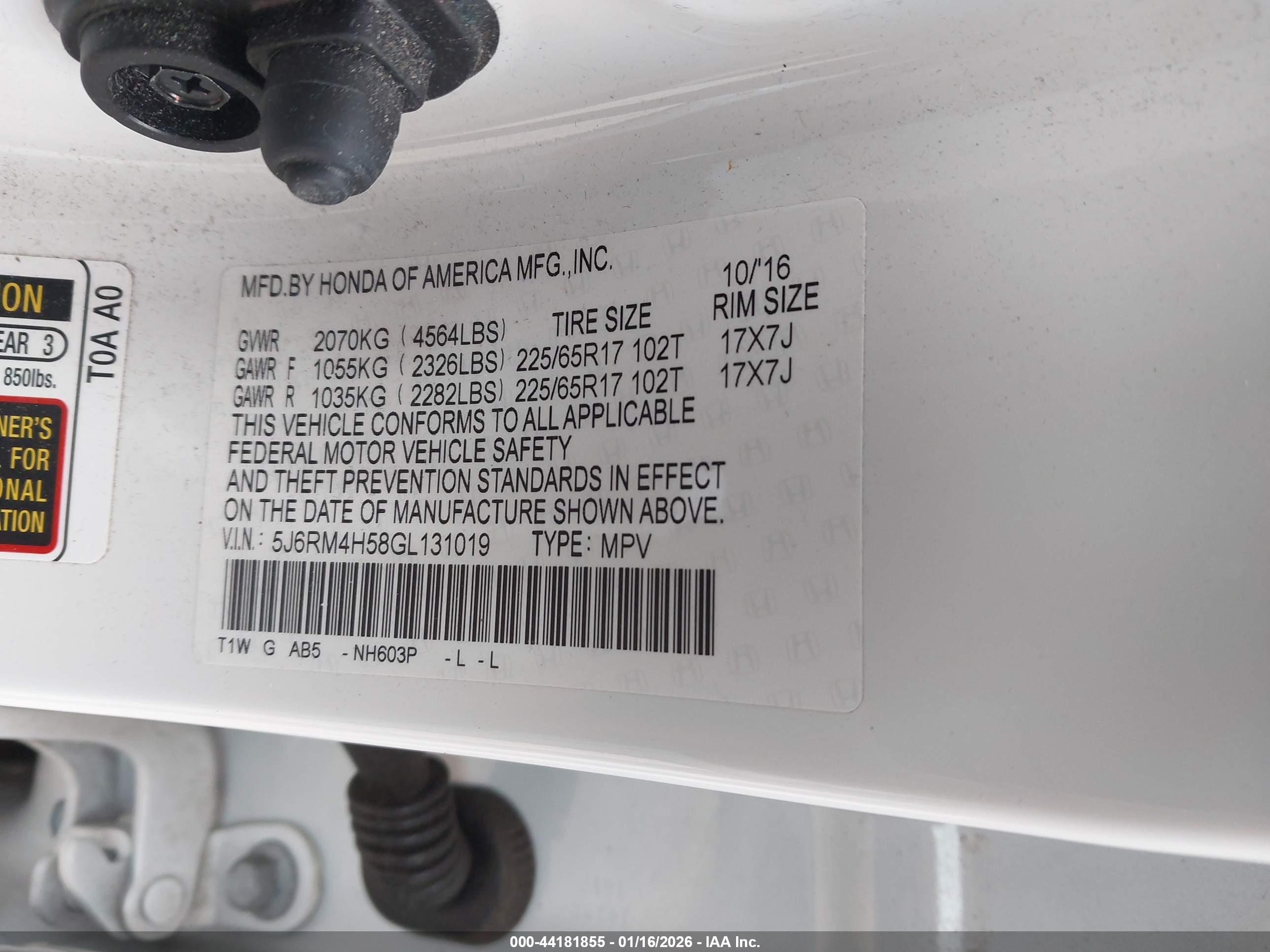 HONDA CR-V image 9