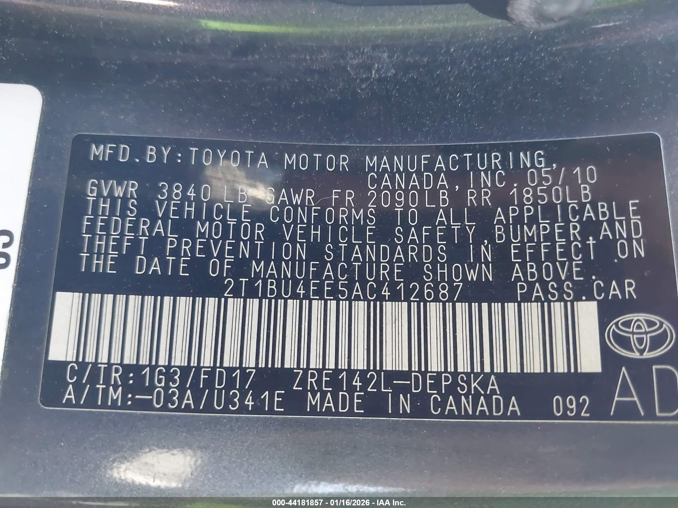 TOYOTA COROLLA image 9