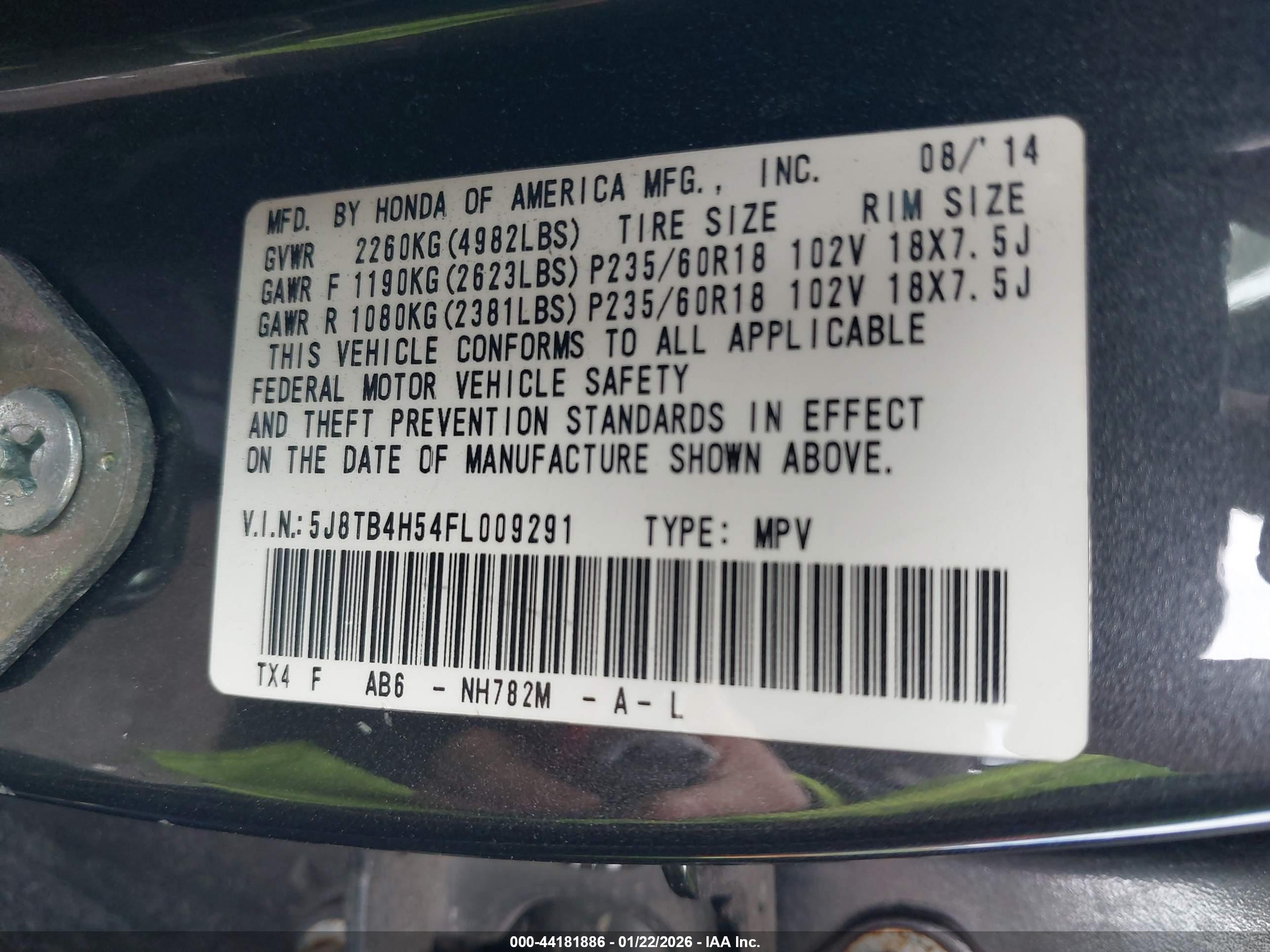 ACURA RDX image 9