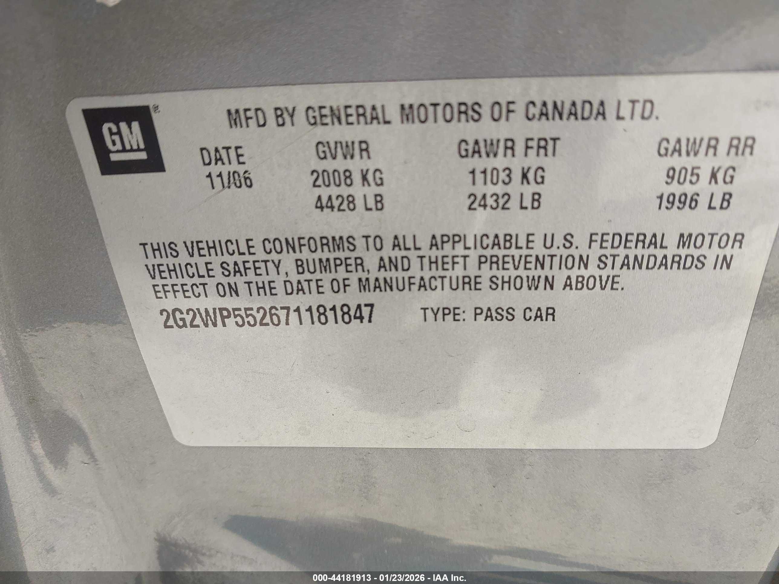 PONTIAC GRAND image 9