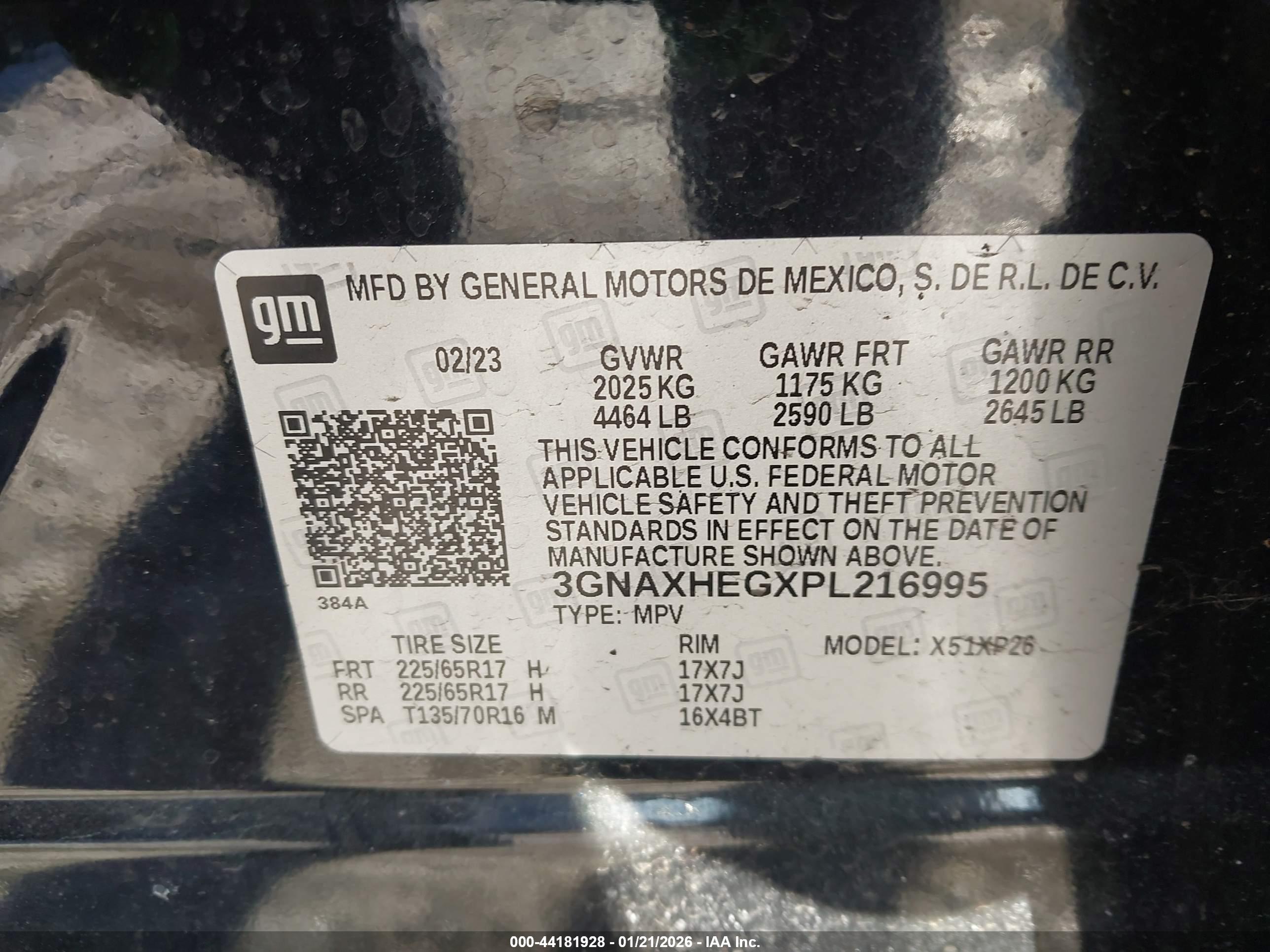 CHEVROLET EQUINOX image 9