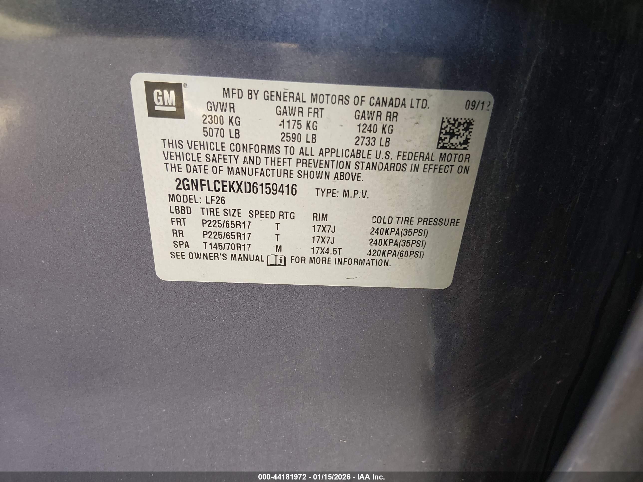 CHEVROLET EQUINOX image 9