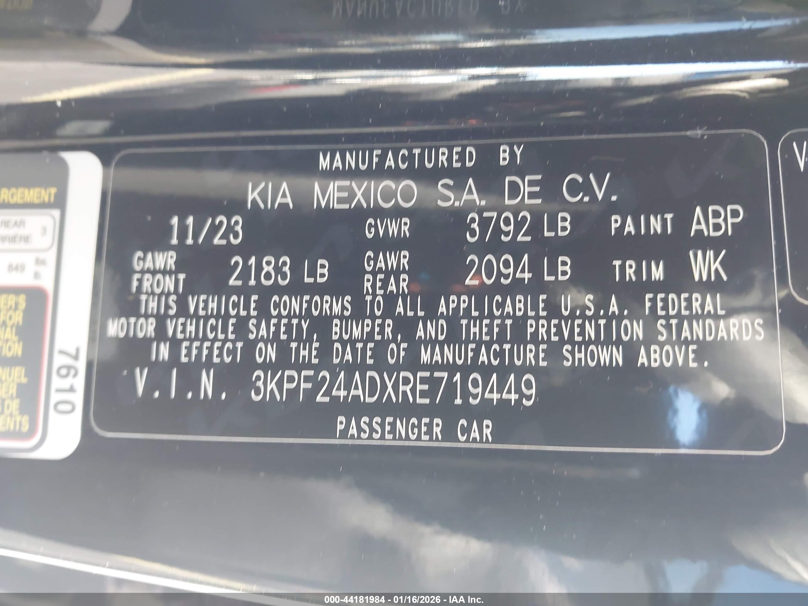 KIA FORTE image 9