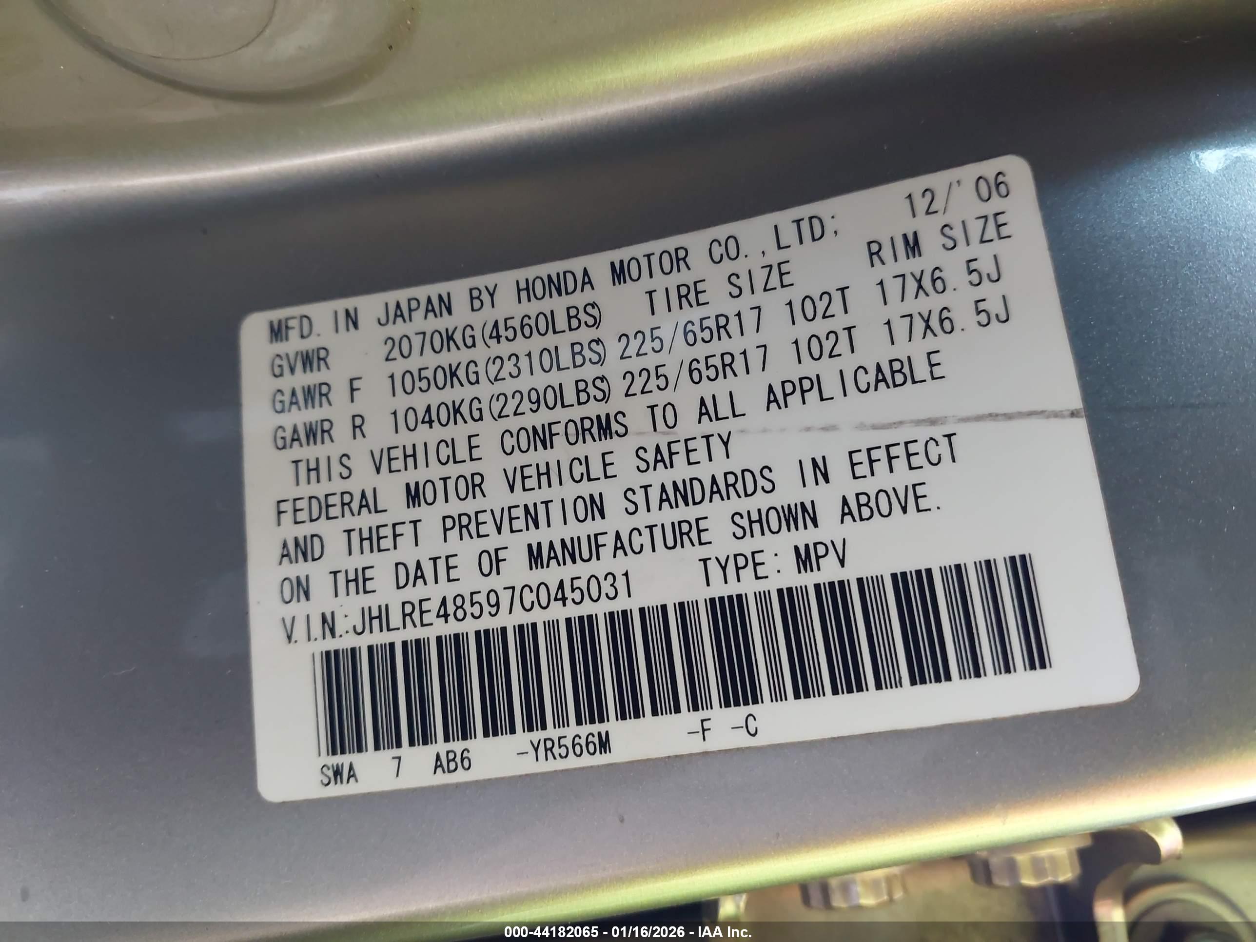 HONDA CR-V image 9