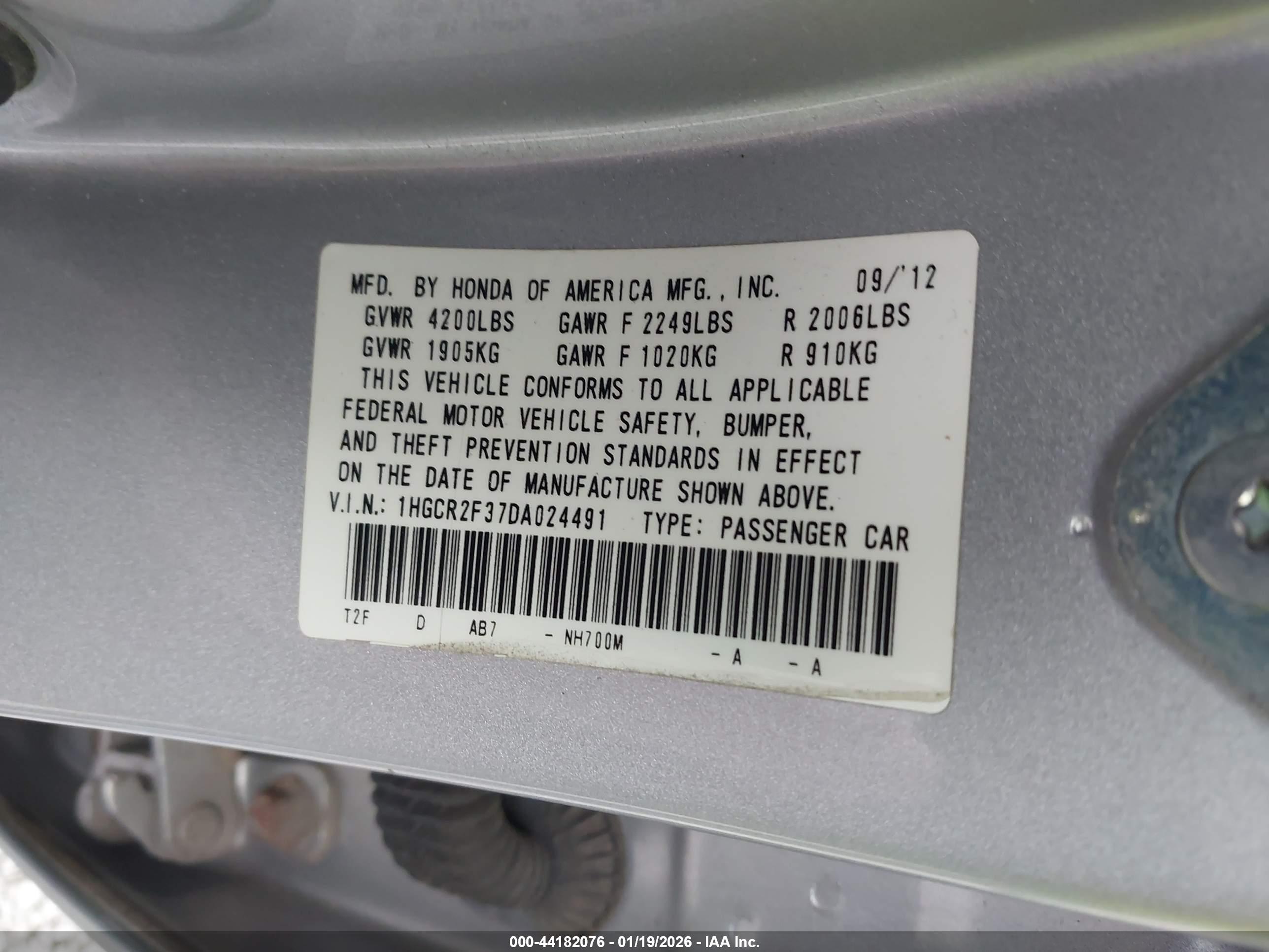 HONDA ACCORD image 9