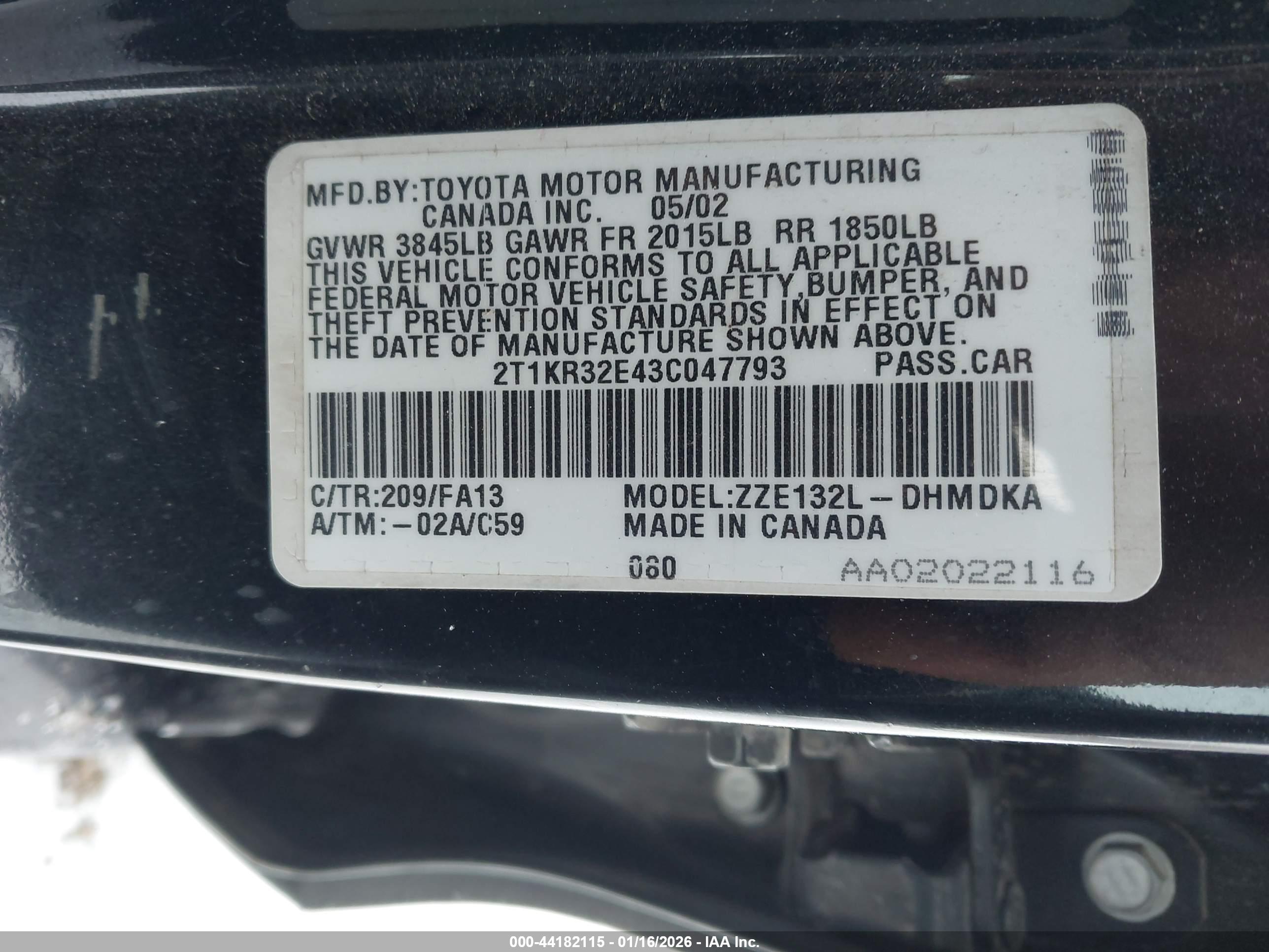TOYOTA MATRIX image 9