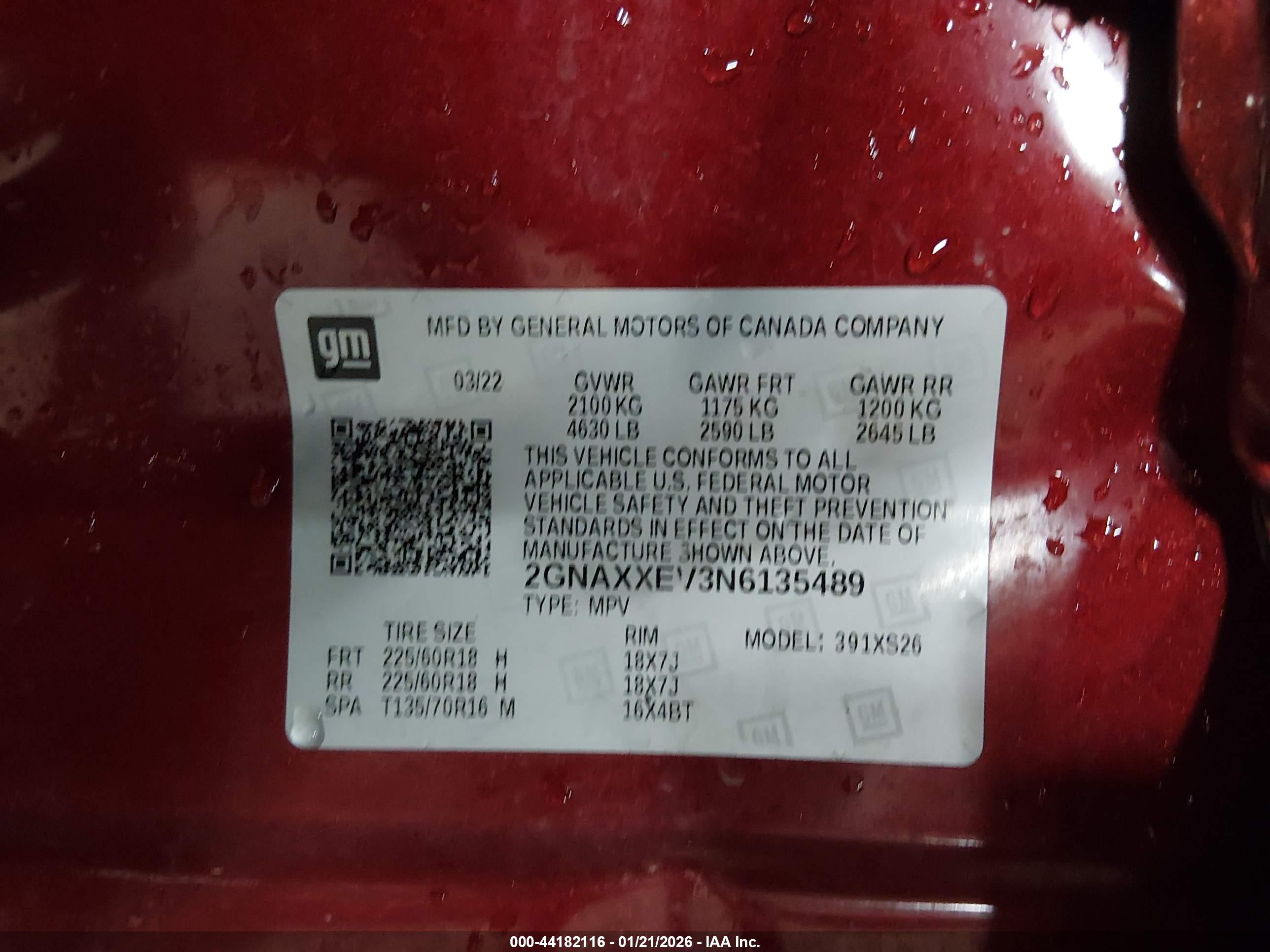 CHEVROLET EQUINOX image 9