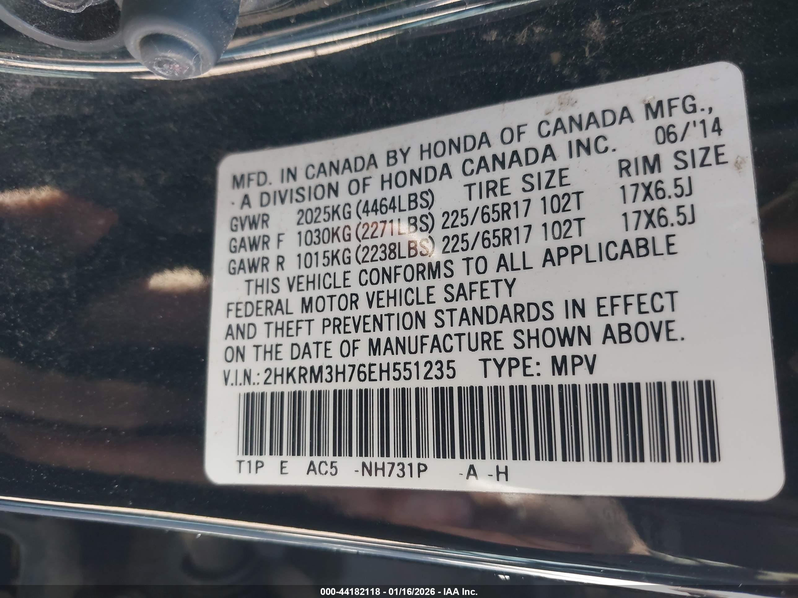 HONDA CR-V image 9
