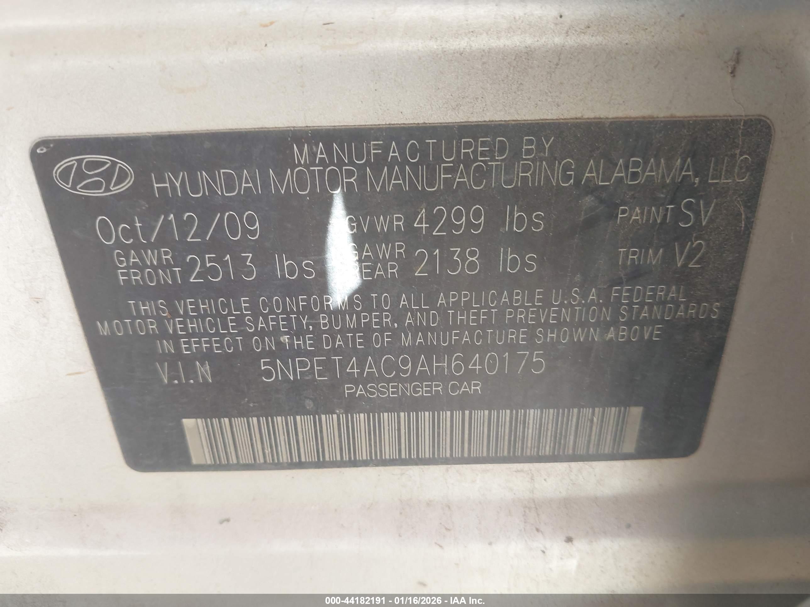 HYUNDAI SONATA image 9