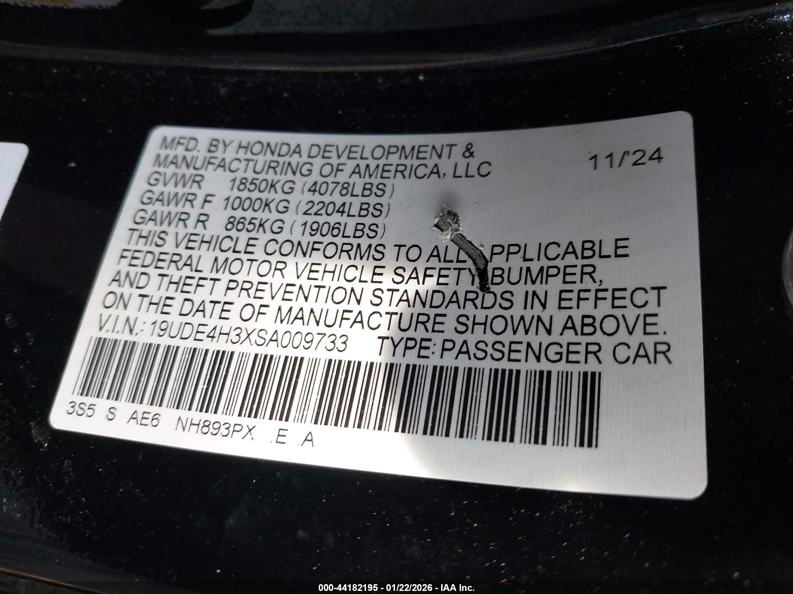 ACURA INTEGRA image 9