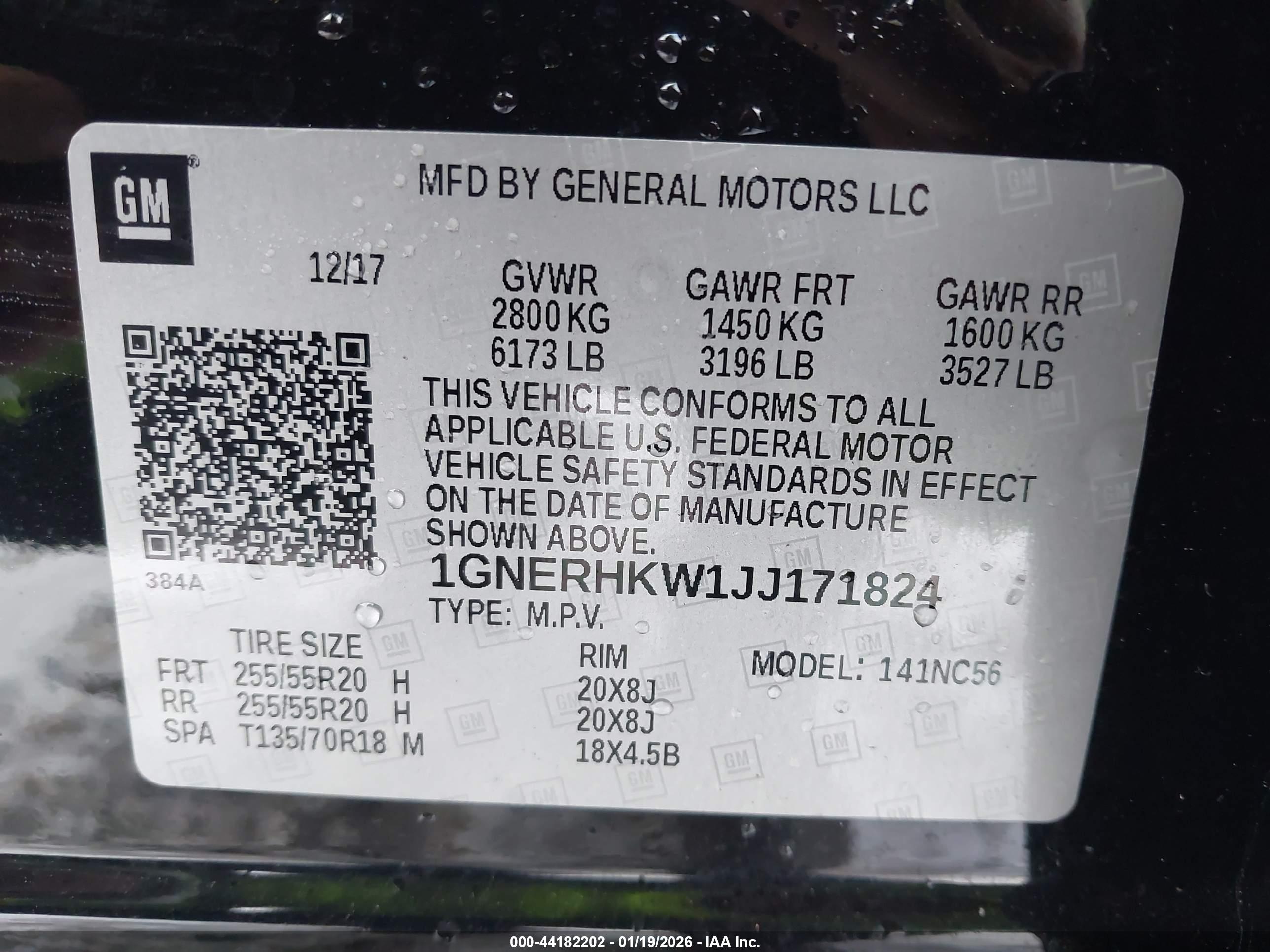 CHEVROLET TRAVERSE image 9