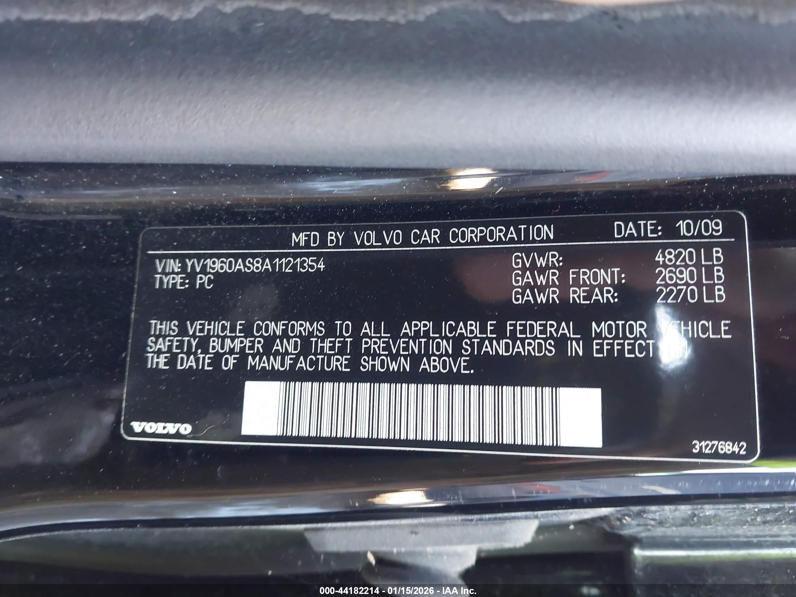 VOLVO S80 image 9