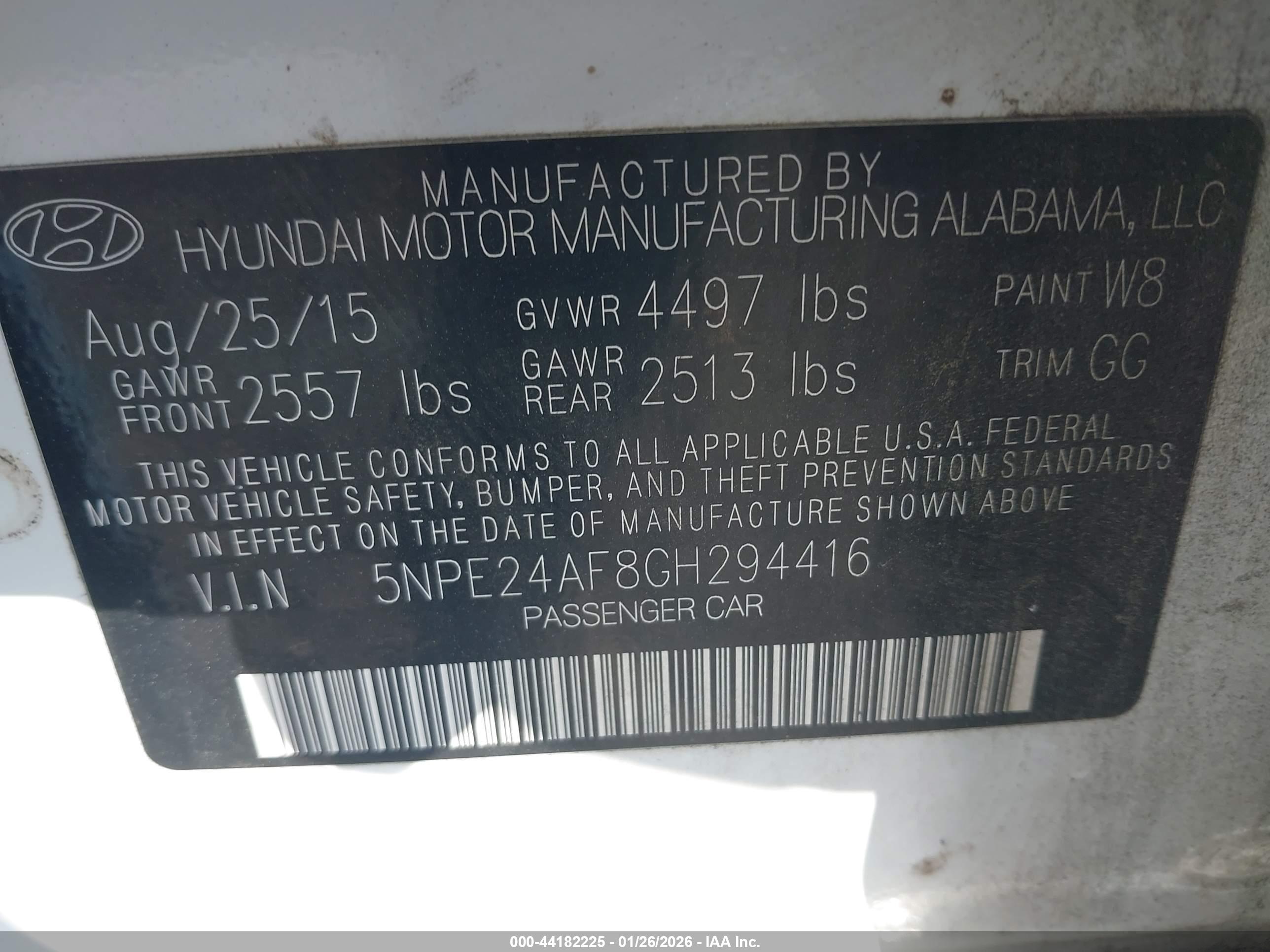 HYUNDAI SONATA image 9
