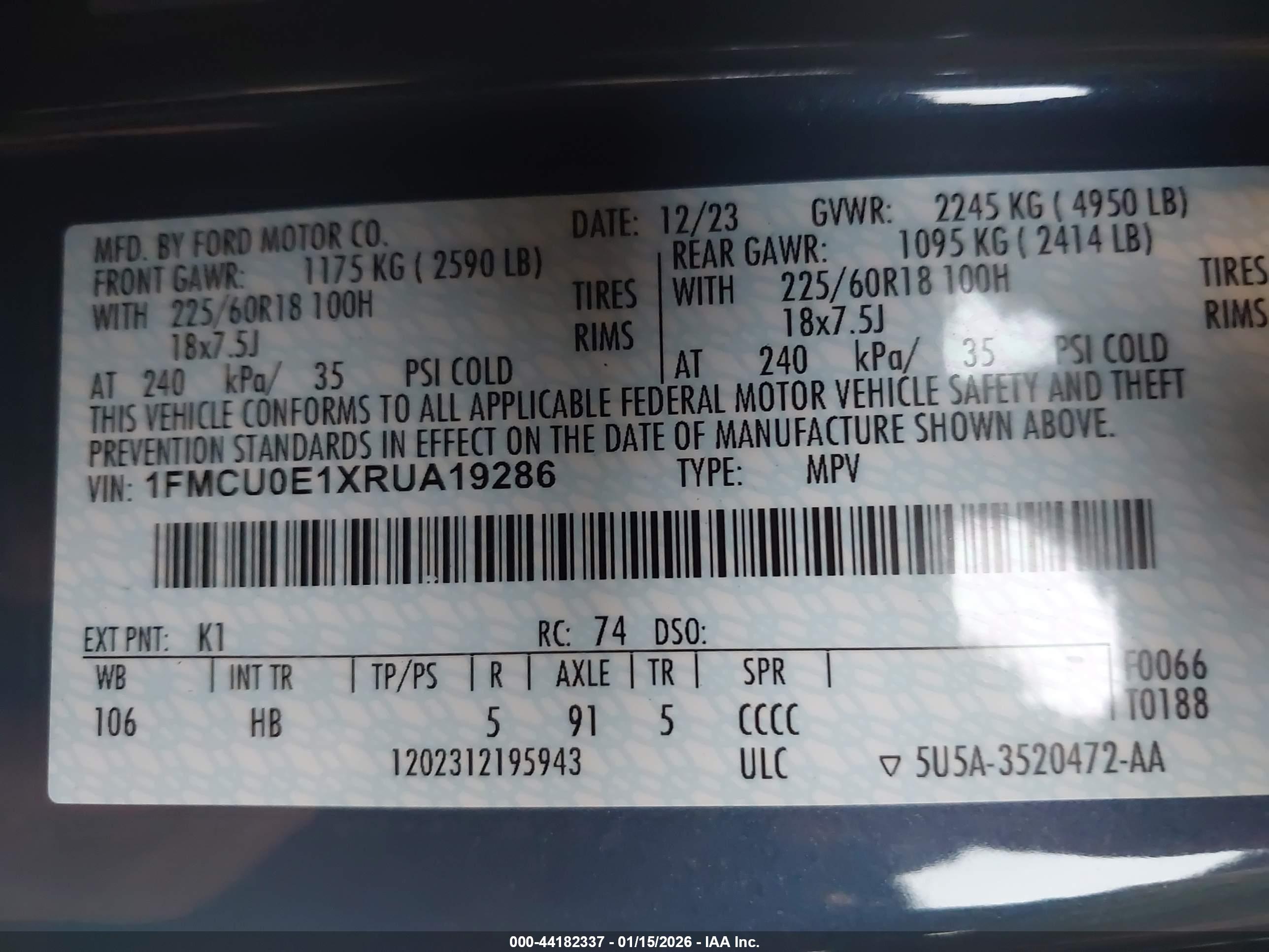 FORD ESCAPE image 9