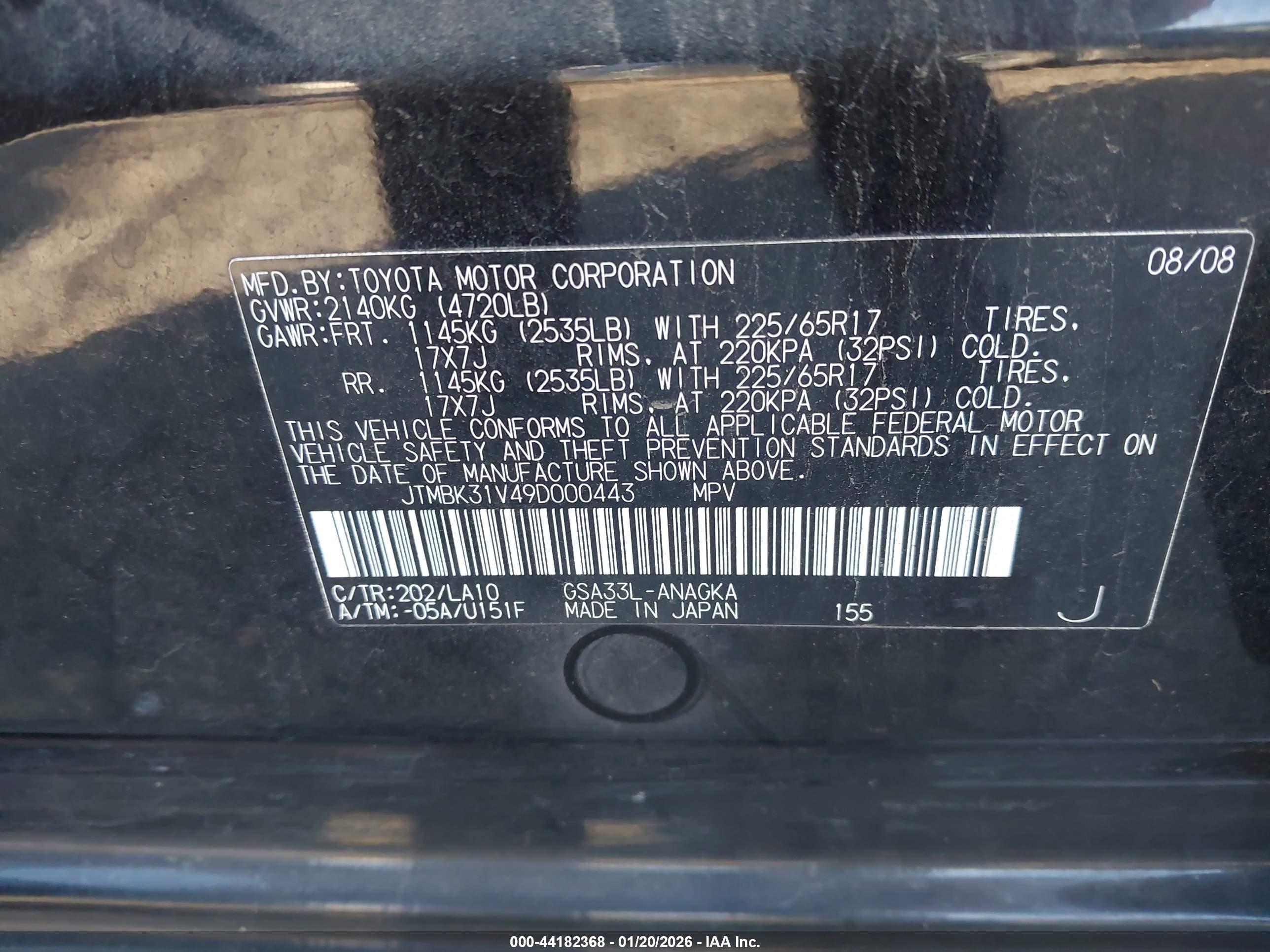 TOYOTA RAV4 image 9
