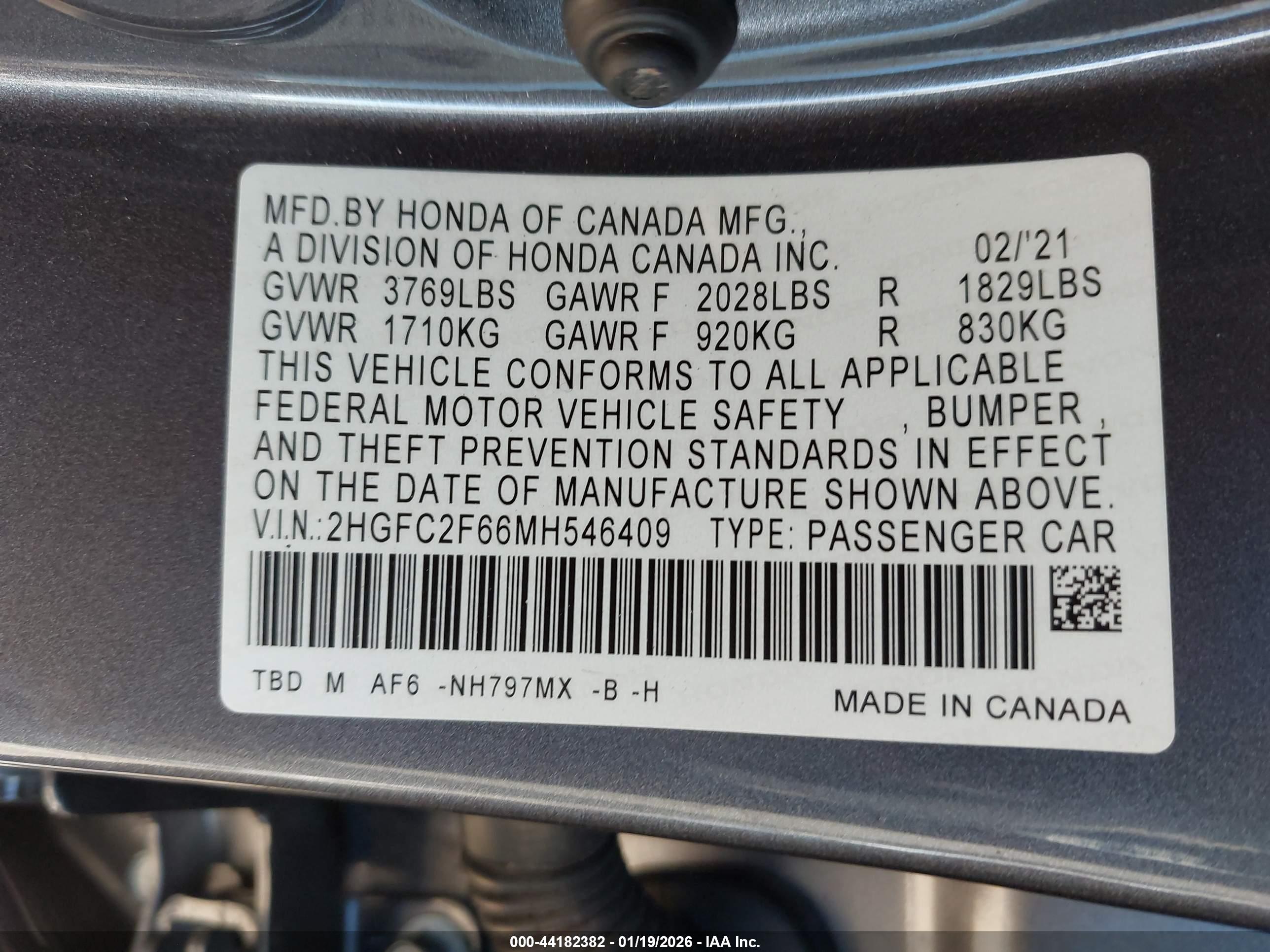 HONDA CIVIC image 9